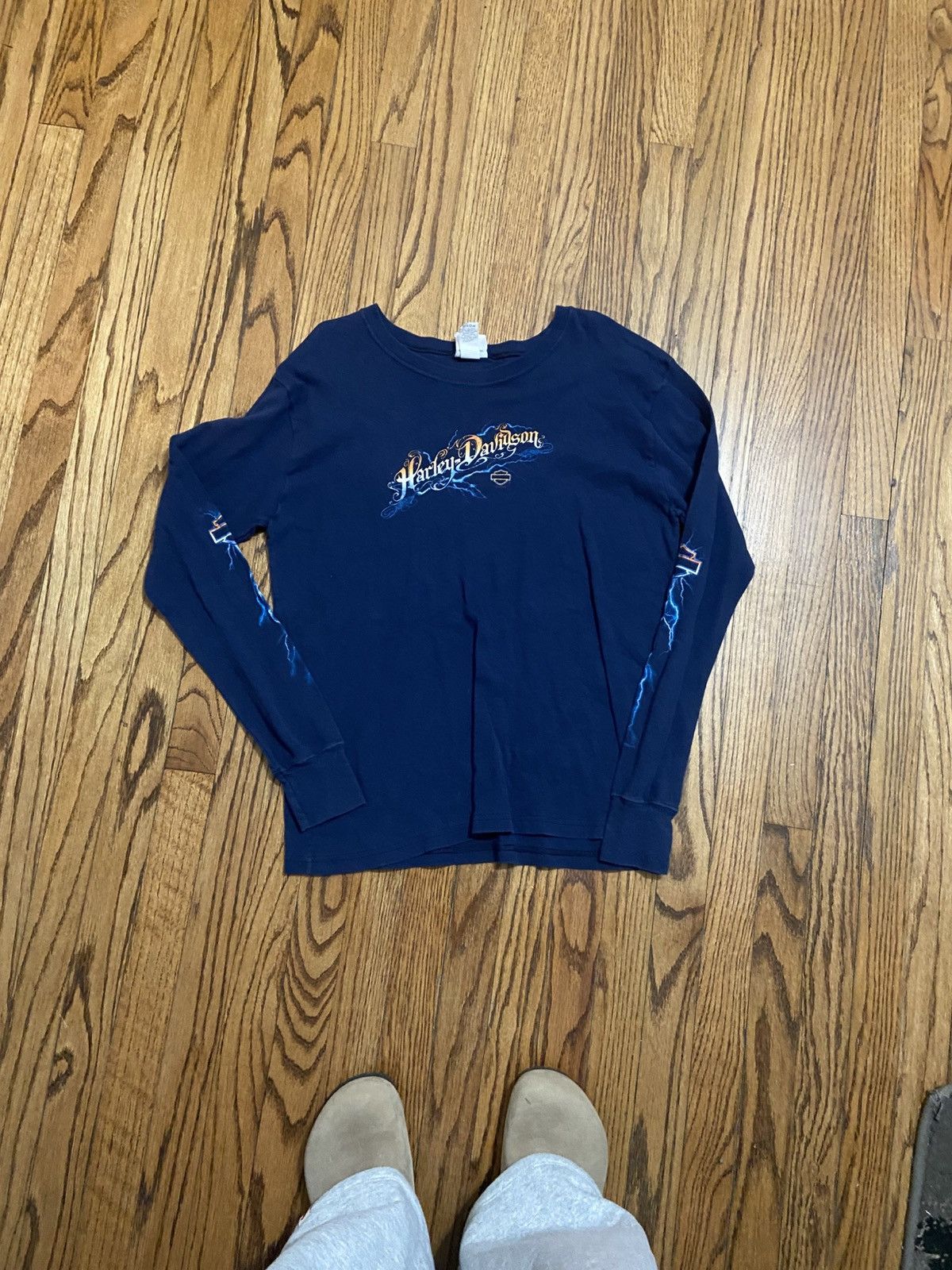 Harley Davidson Vintage harley davidson long sleeve t shirt Size XXL / US 16-18 / IT 52-54 - 1 Thumbnail