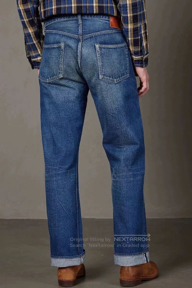 Full Count & Co. Fullcount Vintage Wash Denim Jeans. Size US 34 / EU 50 - 4 Thumbnail