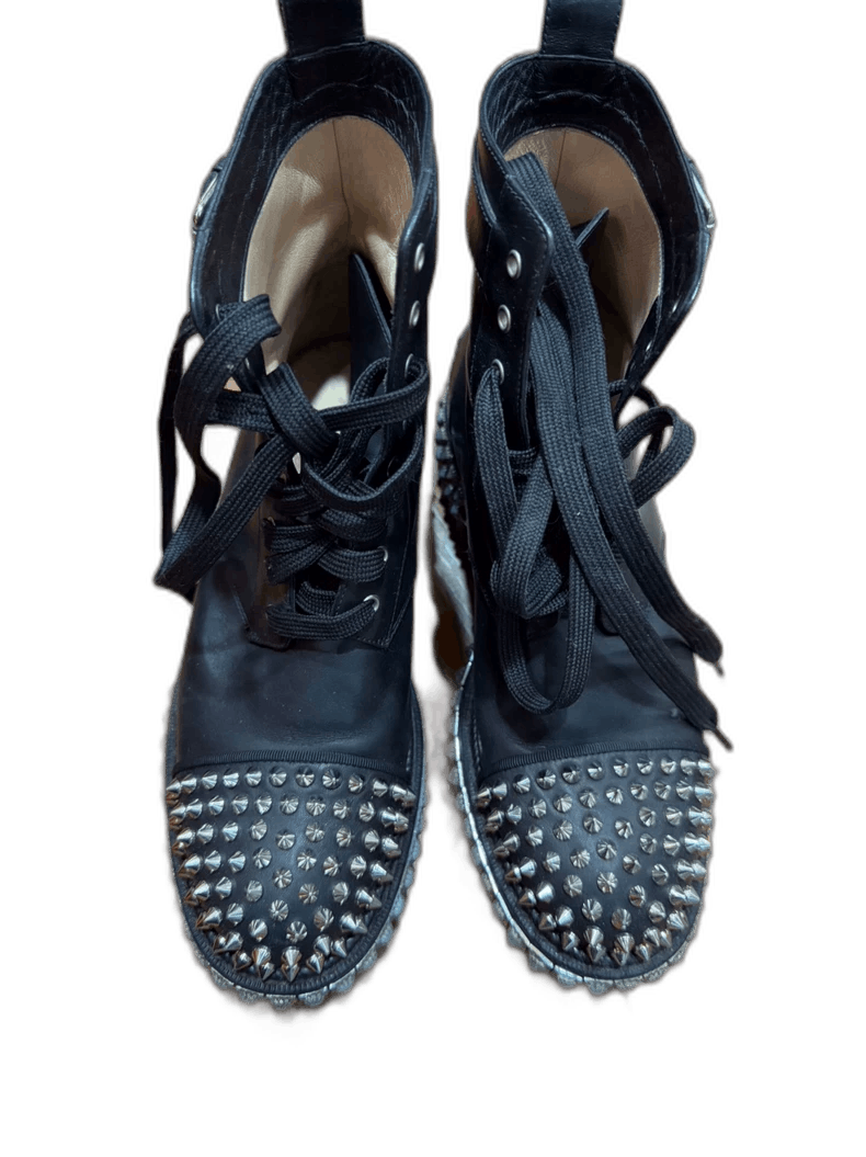 Louis Vuitton Black Studded High Top Sneakers Size 38 -2505 Size US 7.5 / EU 40-41 - 1 Thumbnail