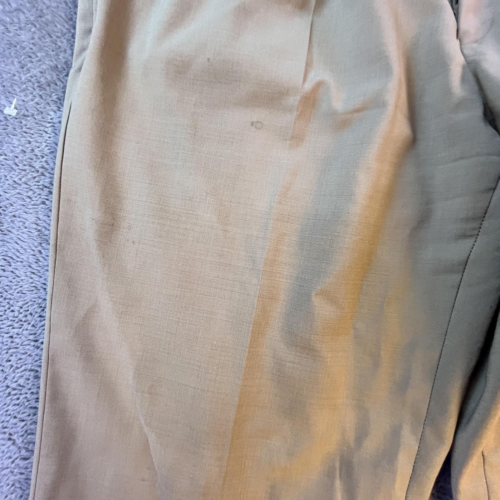 Lauren Ralph Lauren Ralph Lauren Mens Pants Trousers 38x30 Khaki Pleated Wool Size 38R - 8 Thumbnail