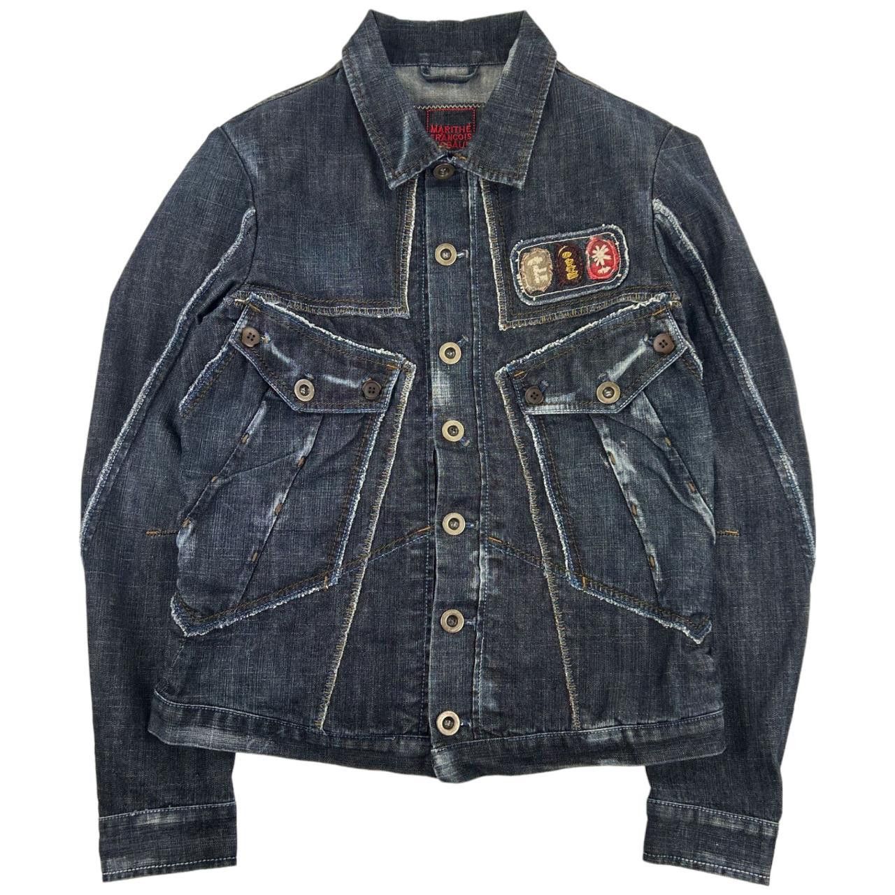 image of Marithe Francois Girbaud Marithe + Francois Girbaud Denim Jacket Woman's Size L in Blue, Women's