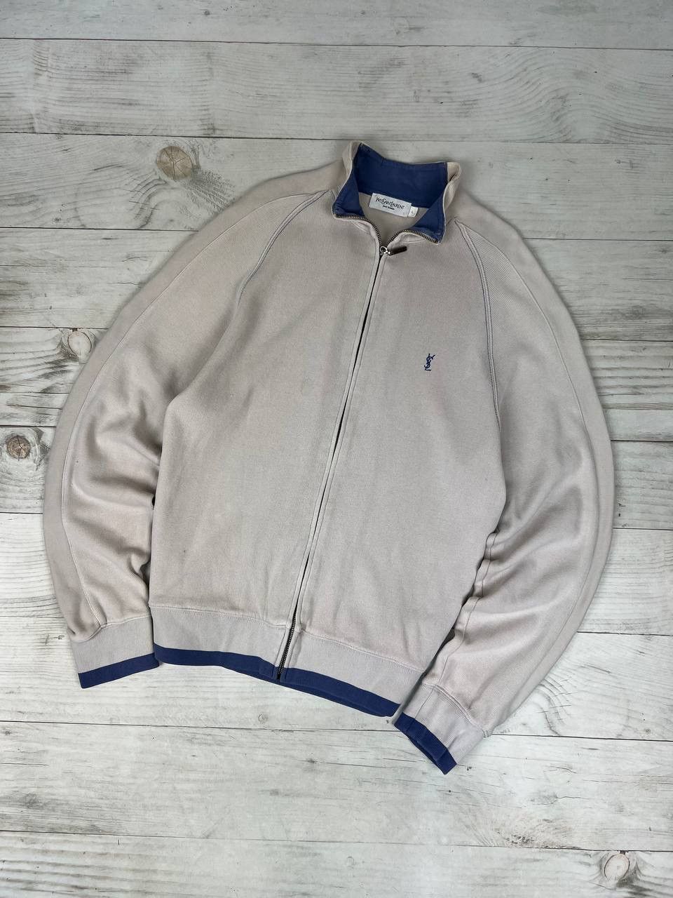 Yves Saint Laurent Yves Saint Laurent YSL Sweatshirt Zip Up Size US L / EU 52-54 / 3 - 1 Thumbnail