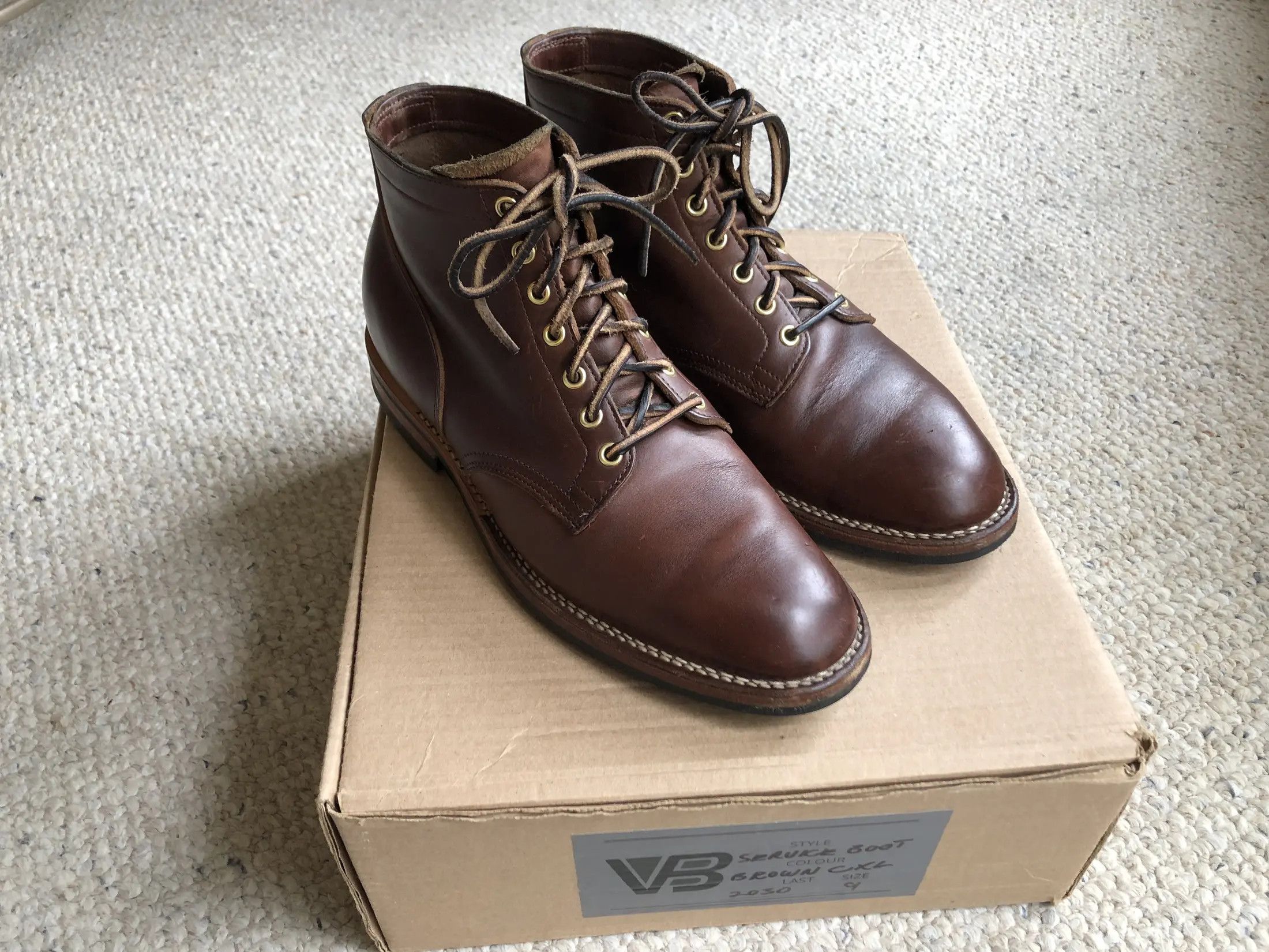 Viberg Service Boot in Brown CXL Chromexcel 2030 Last Size US 9 / EU 42 - 8 Thumbnail