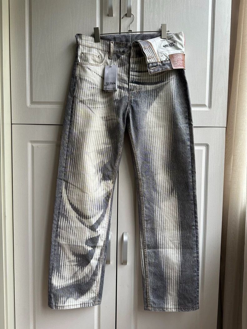 Yohji Yamamoto Y/project x JPG Muscle Print Jeans L Size US 34 / EU 50 - 1 Thumbnail