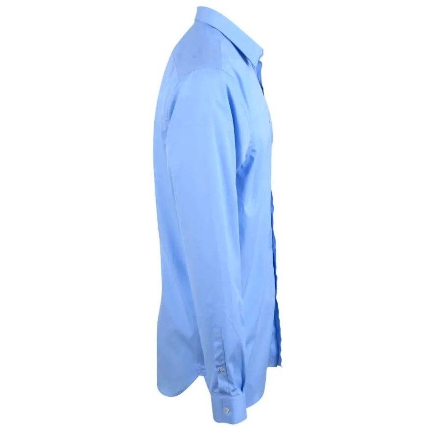 Burberry Burberry Button-Down Dress Blue Shirt | Size L Size US L / EU 52-54 / 3 - 3 Thumbnail