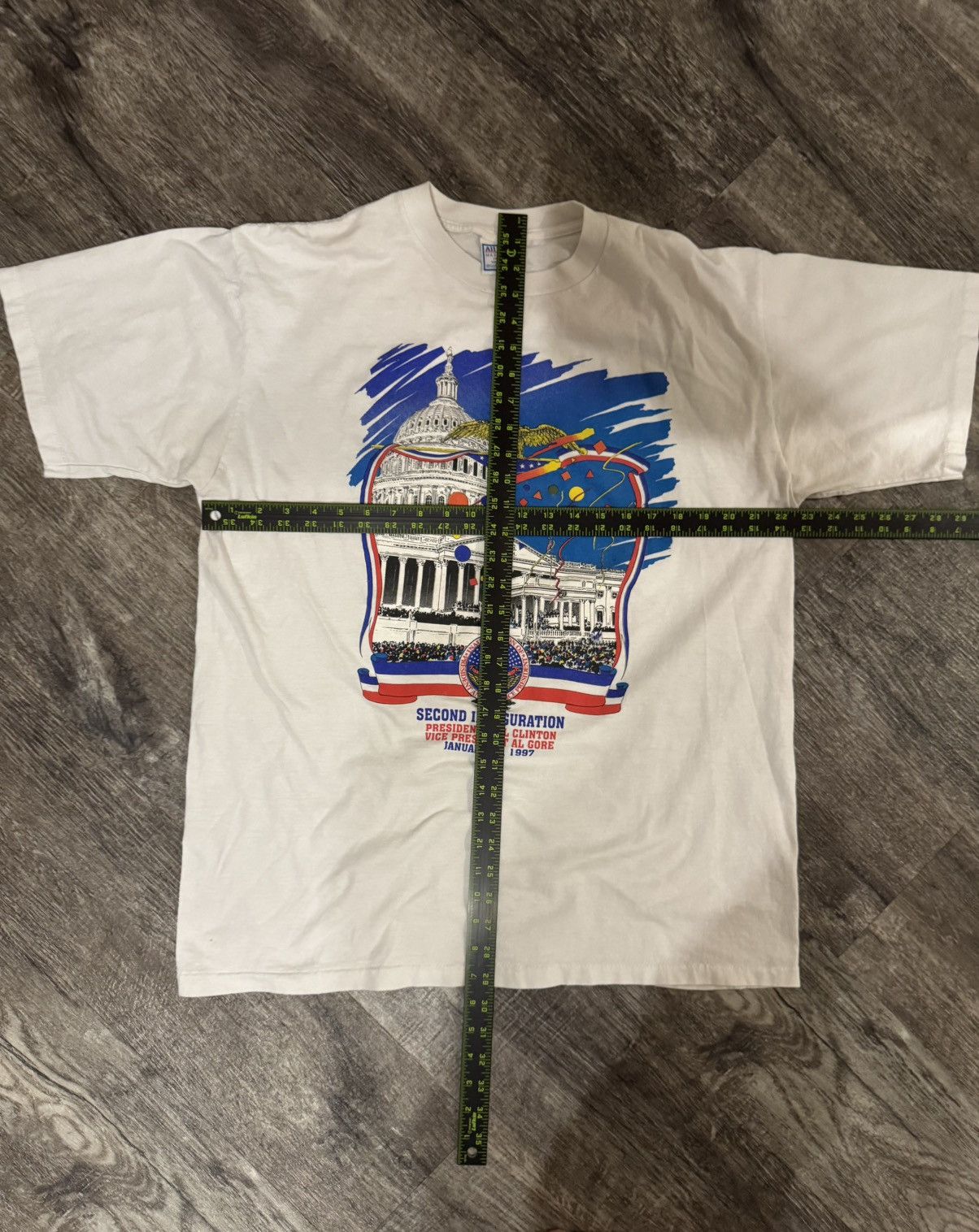 All Sport Vintage 1997 Bill Clinton Second Inauguration tee Size US XL / EU 56 / 4 - 5 Thumbnail