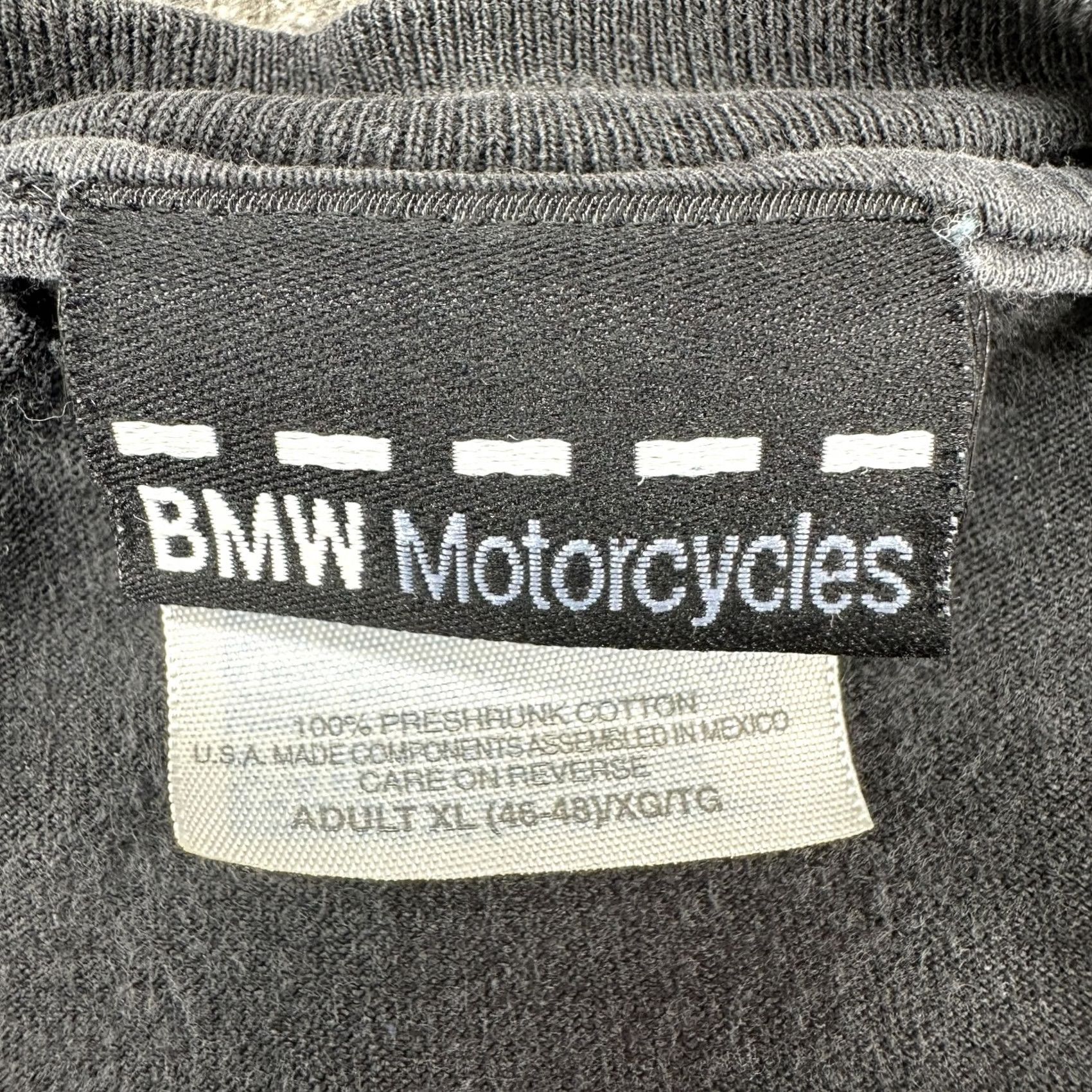BMW VINTAGE BMW Shirt Mens XL Black Cotton Logo 90s USA Cars Graphic Print Short Sleeve T-Shirt Size US XL / EU 56 / 4 - 2 Thumbnail