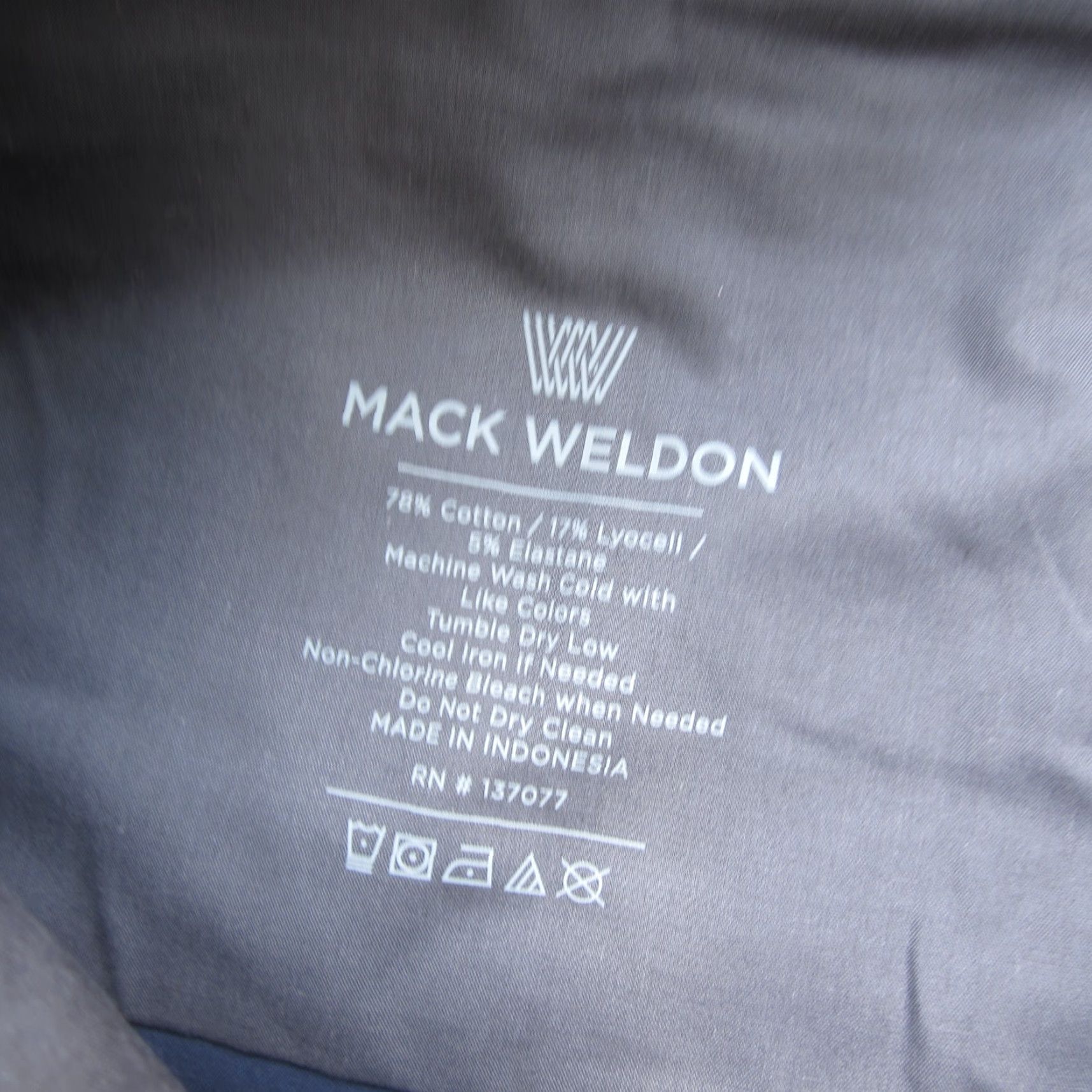 Vintage Mack Weldon Mavericks Tech Shorts Mens 42 Blue Chino Performance Stretch Golf Casual Size US 42 / EU 58 - 6 Thumbnail