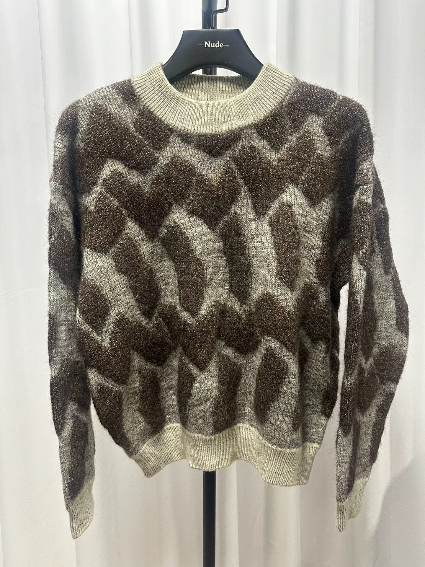 Issey Miyake Issey Miyake Men 90s Wool Sweater Size US L / EU 52-54 / 3 - 1 Thumbnail