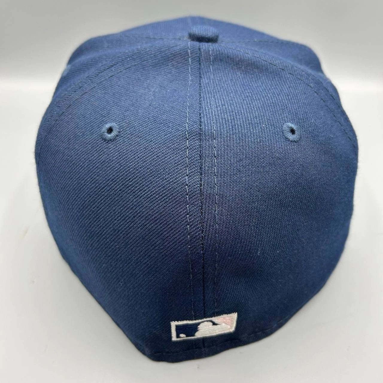 New Era Los Angeles LA Dodgers Hat Men 7 3/8 Blue Pink MLB Fitted Size ONE SIZE - 4 Thumbnail