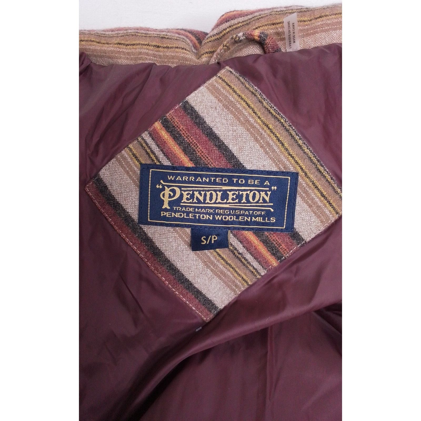Pendleton Pendleton Down Jacket Women's Small Wool Blend Puffer Size S / US 4 / IT 40 - 9 Thumbnail