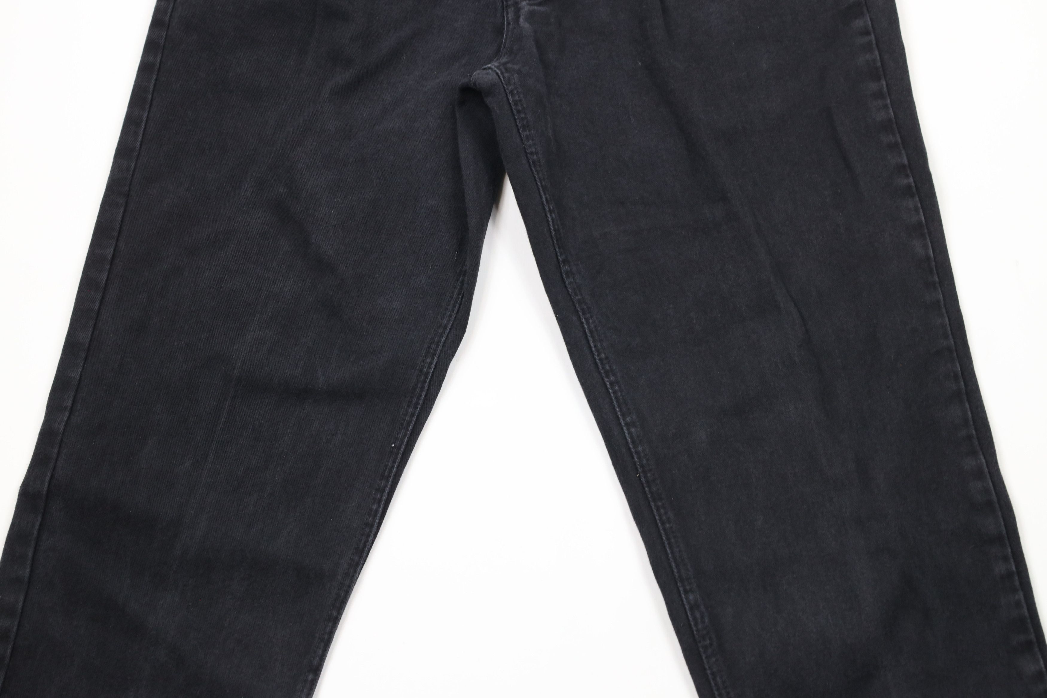 Vintage Vintage 90s Streetwear Fit Tapered Leg Denim Jeans Black Size US 34 / EU 50 - 3 Thumbnail