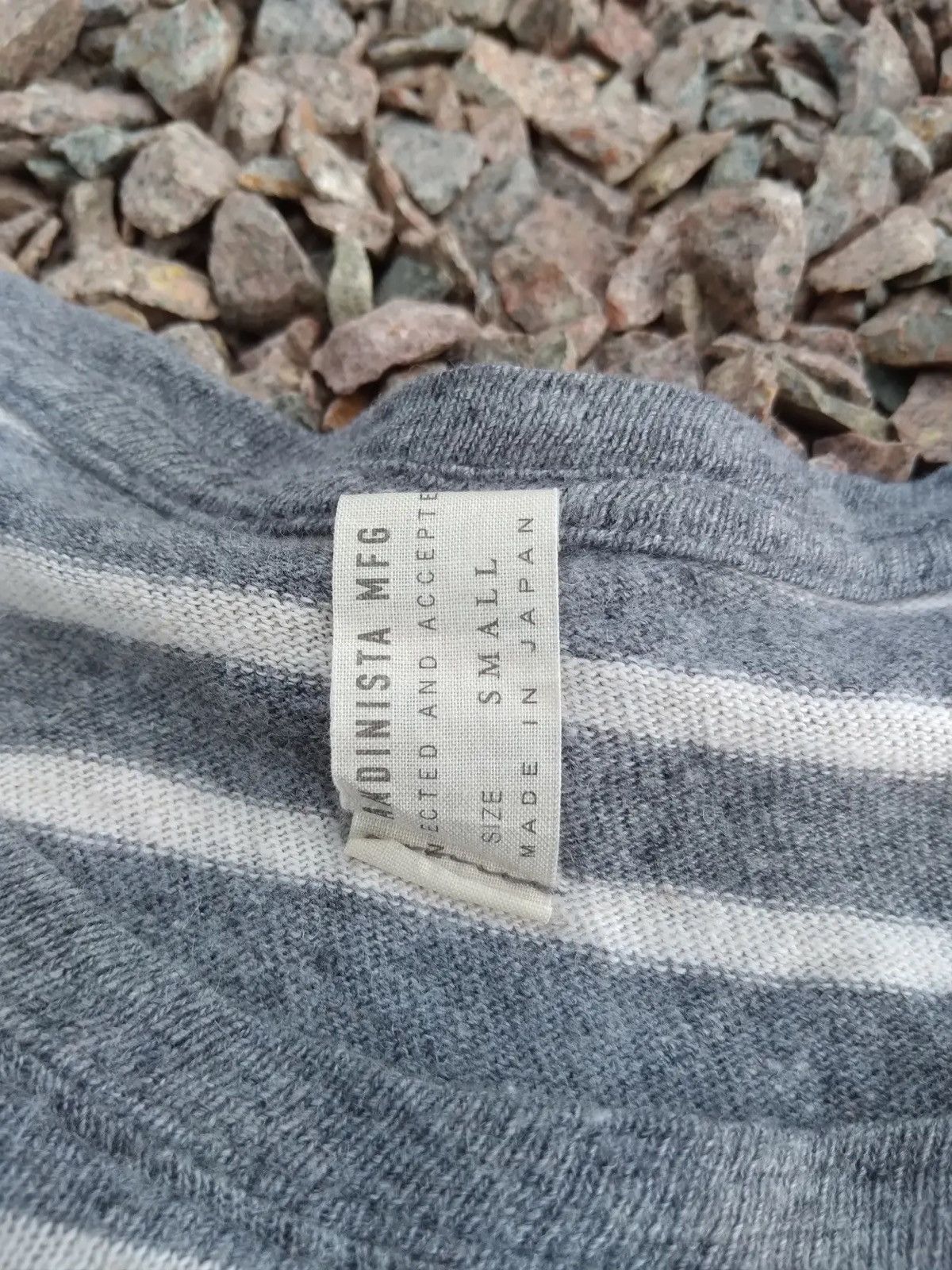 20471120 × Japanese Brand × Sandinista MFG Sandinista Mfg Army Naval Striped Tee Size US L / EU 52-54 / 3 - 8 Thumbnail