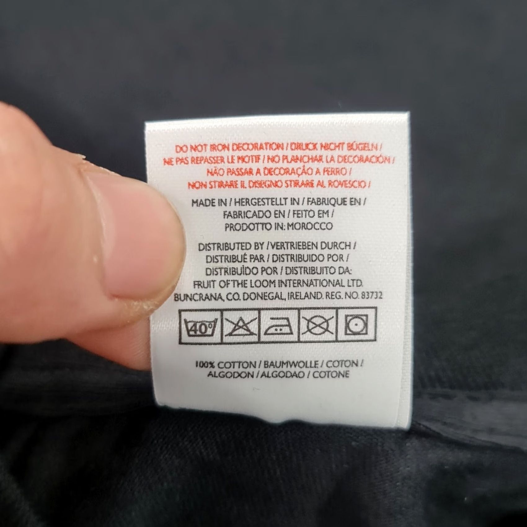 Fruit Of The Loom Fruit of the Loom Shirt Mens XL Iron Maiden Trooper Men Black Dead Stock Size US XL / EU 56 / 4 - 7 Thumbnail