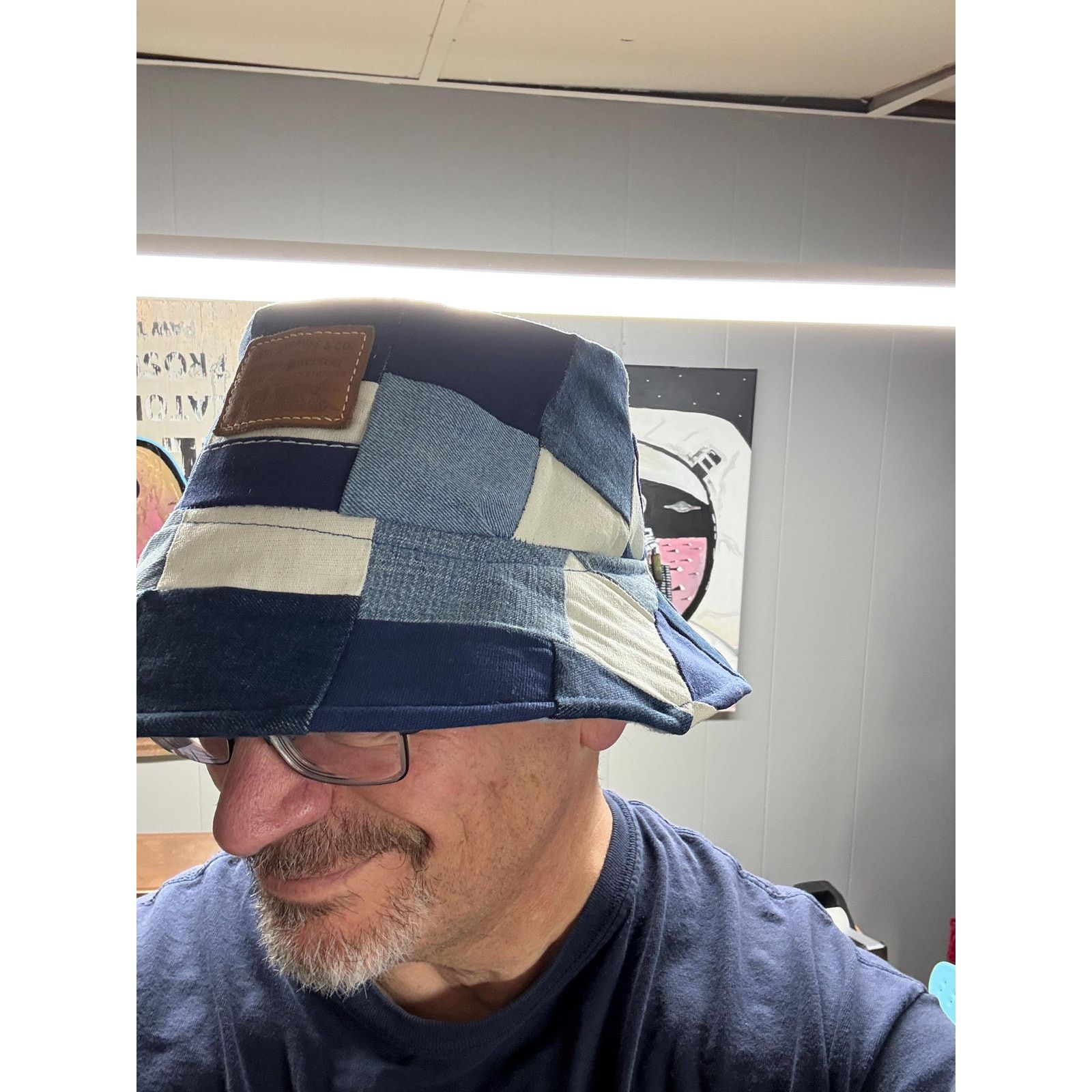 Other Upcycled Denim Patchwork Bucket Hat | Can't Top That Hat Co. Size ONE SIZE - 12 Thumbnail