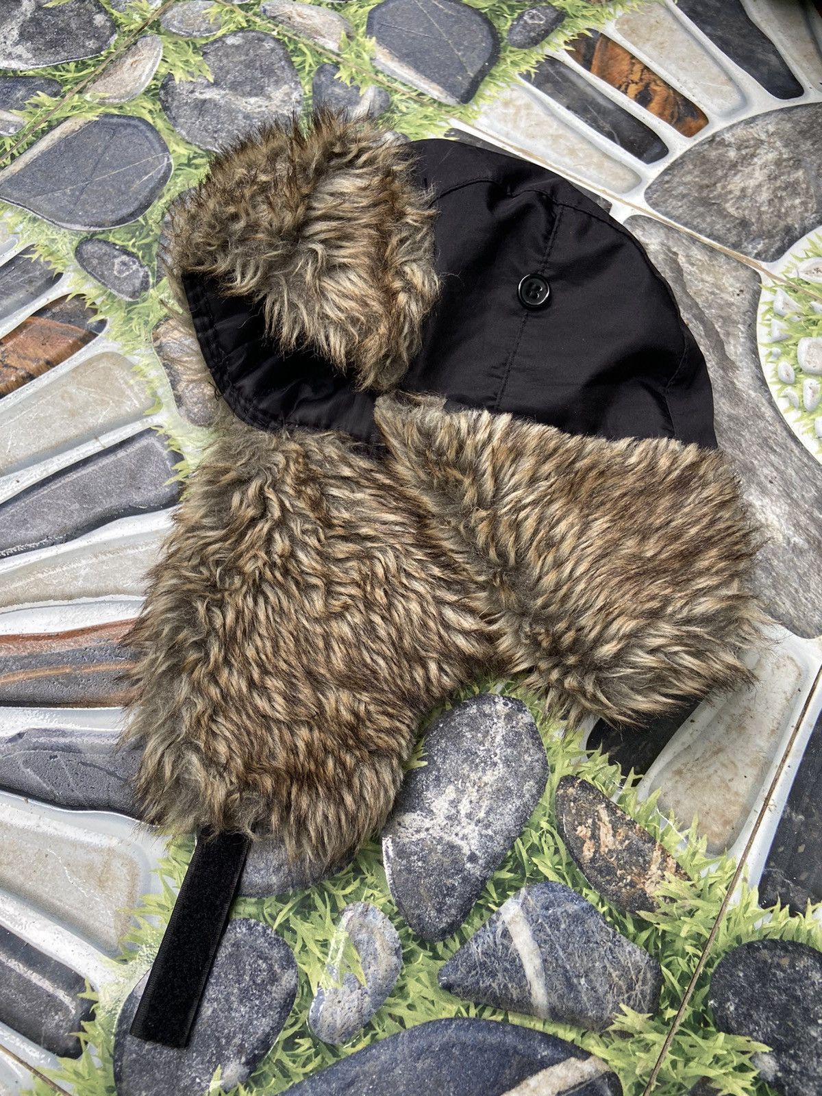 Japanese Brand Vintage y2k japan nostalgia faux fur fuzzy ushanka hats Size ONE SIZE - 2 Thumbnail