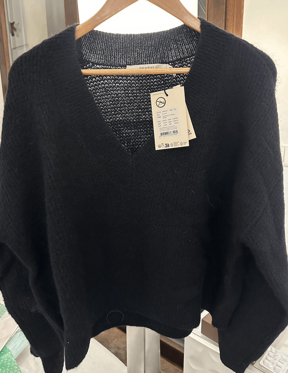 Gestuz Alpha GZ V Neck Sweater Size S / US 4 / IT 40 - 8 Thumbnail