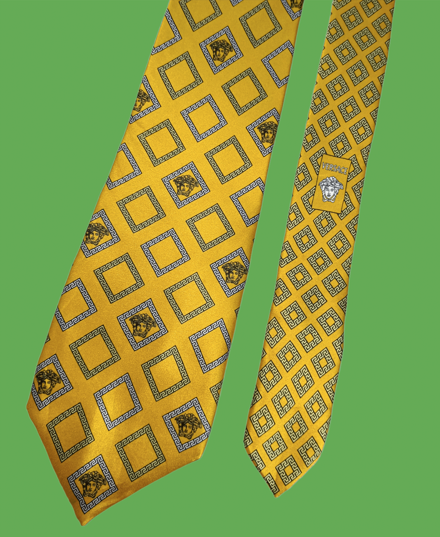 Versace Vintage Gianni Versace Gold Baroque Ties Size ONE SIZE - 1 Thumbnail