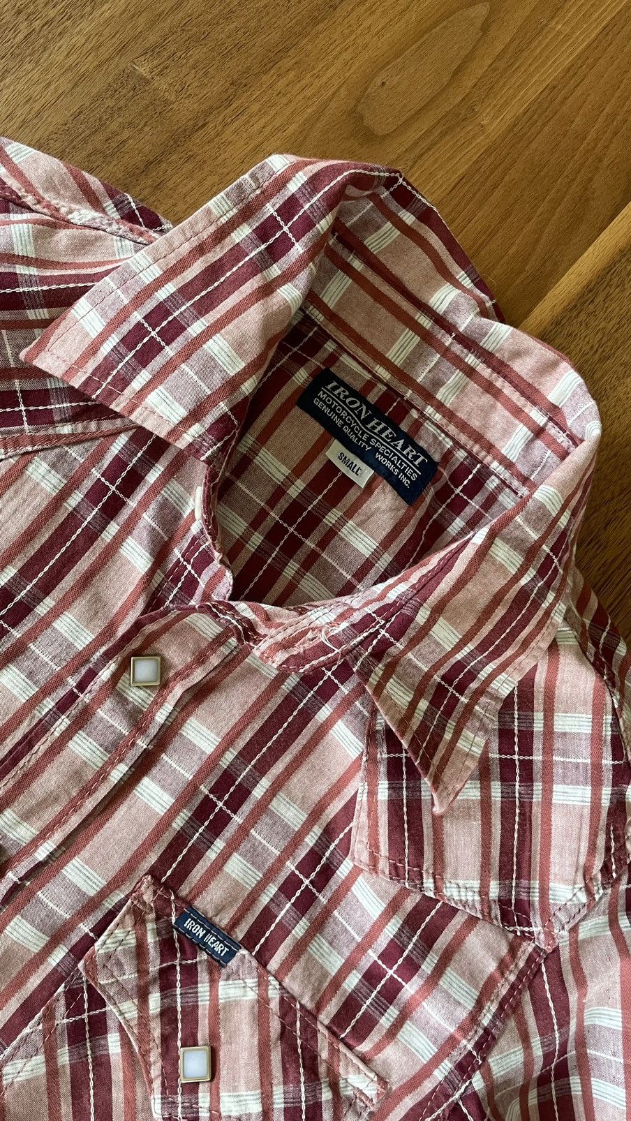 Iron Heart Iron Heart - Western Check Shirt Size US S / EU 44-46 / 1 - 2 Thumbnail