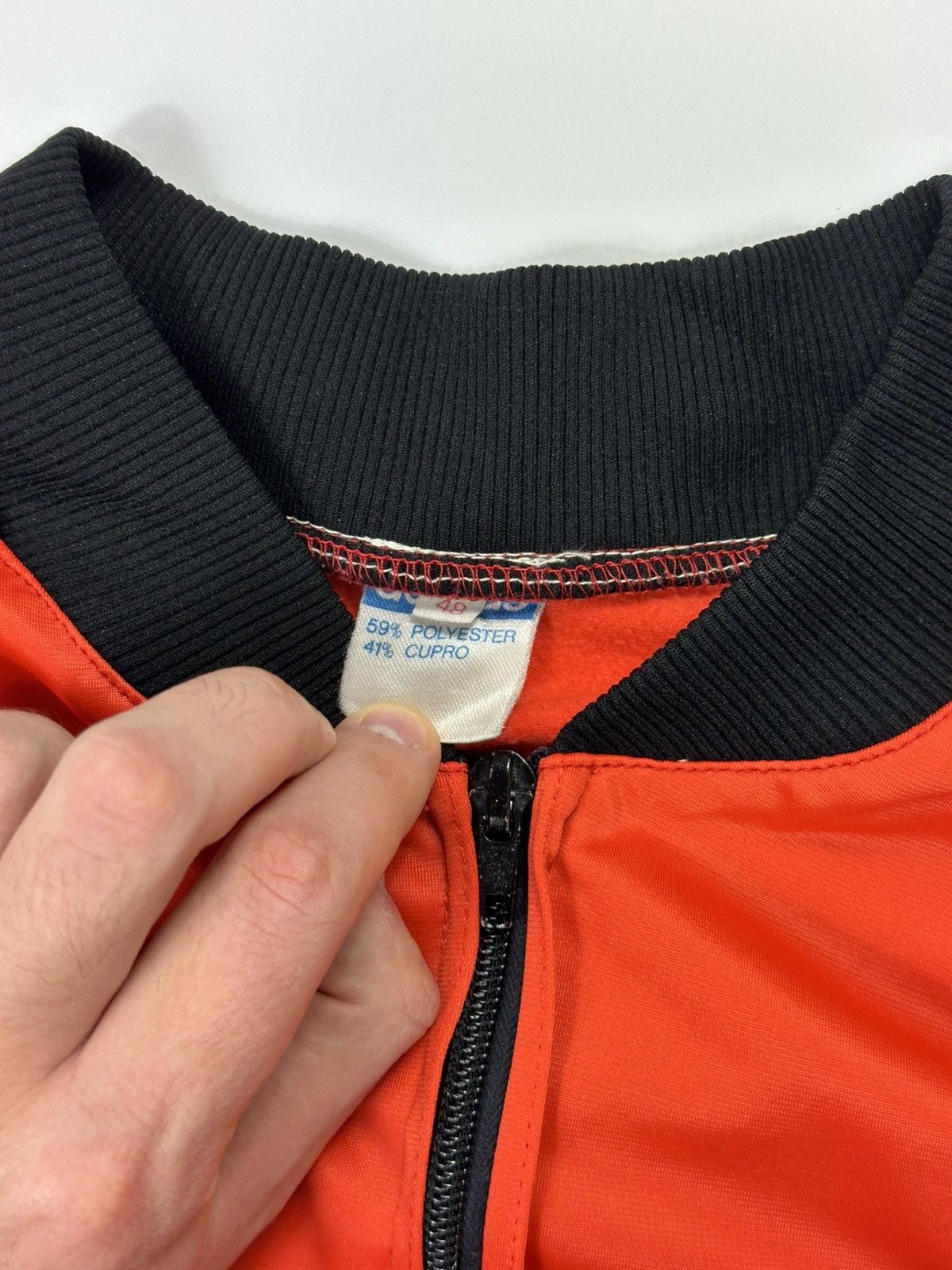 Adidas 80's Adidas Olympic Light Jacket Vintage Orange Size US M / EU 48-50 / 2 - 9 Thumbnail