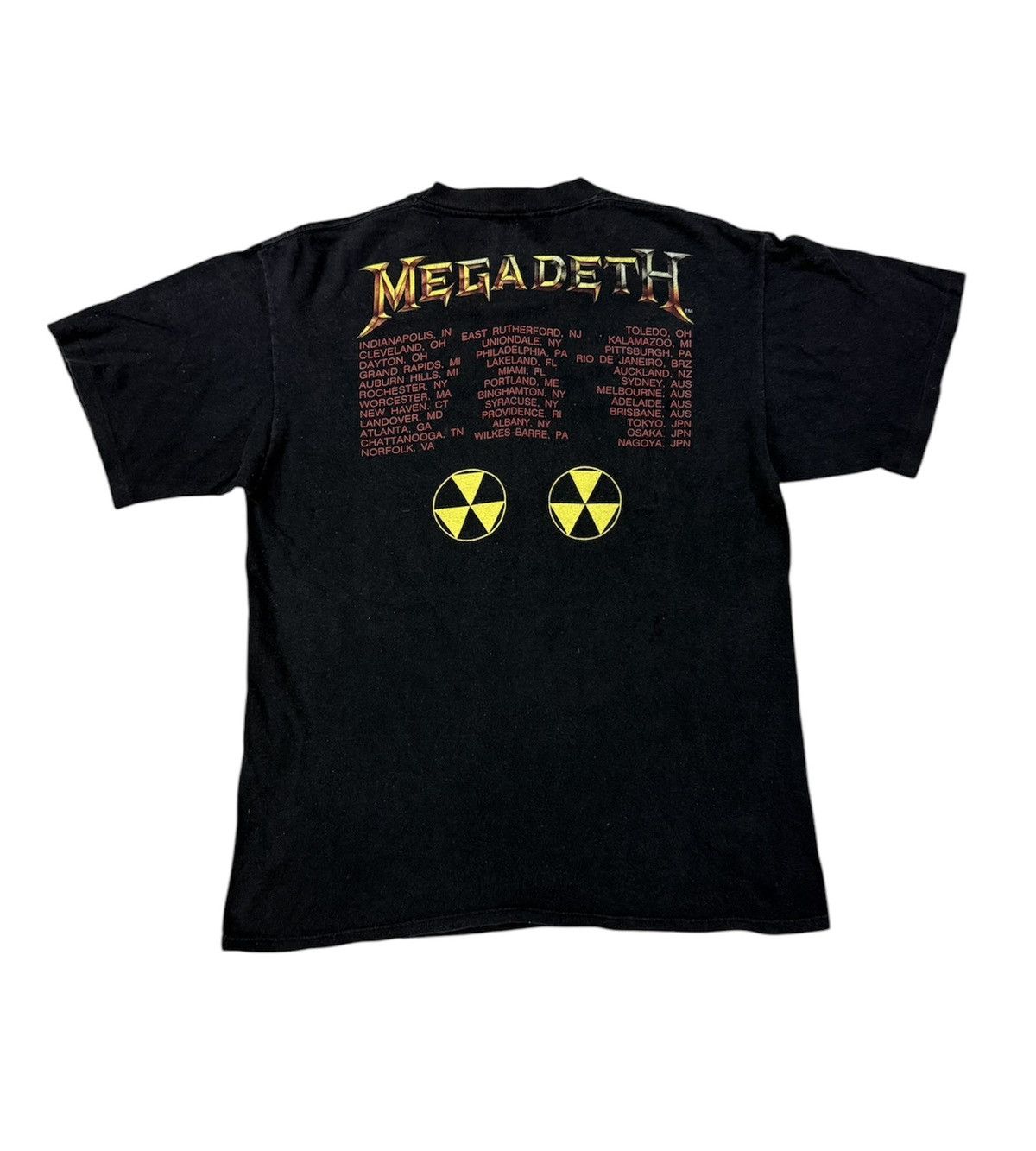 Band Tees × Megadeth × Vintage vintage 90s megadeth rust in peace tour tshirt Size US L / EU 52-54 / 3 - 2 Thumbnail