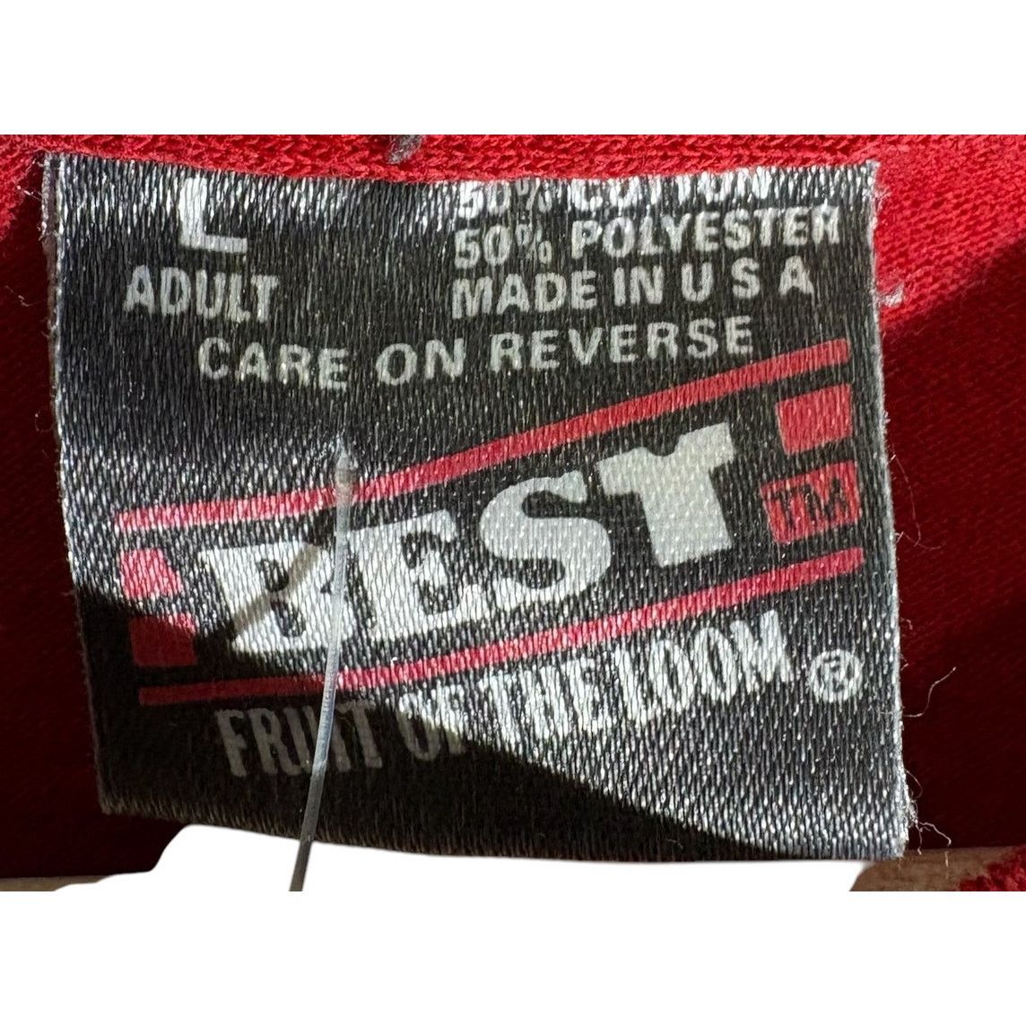 Fruit Of The Loom Vintage D.A.R.E. To Resist Drugs & Violence Spellout Tee L Size US L / EU 52-54 / 3 - 7 Thumbnail