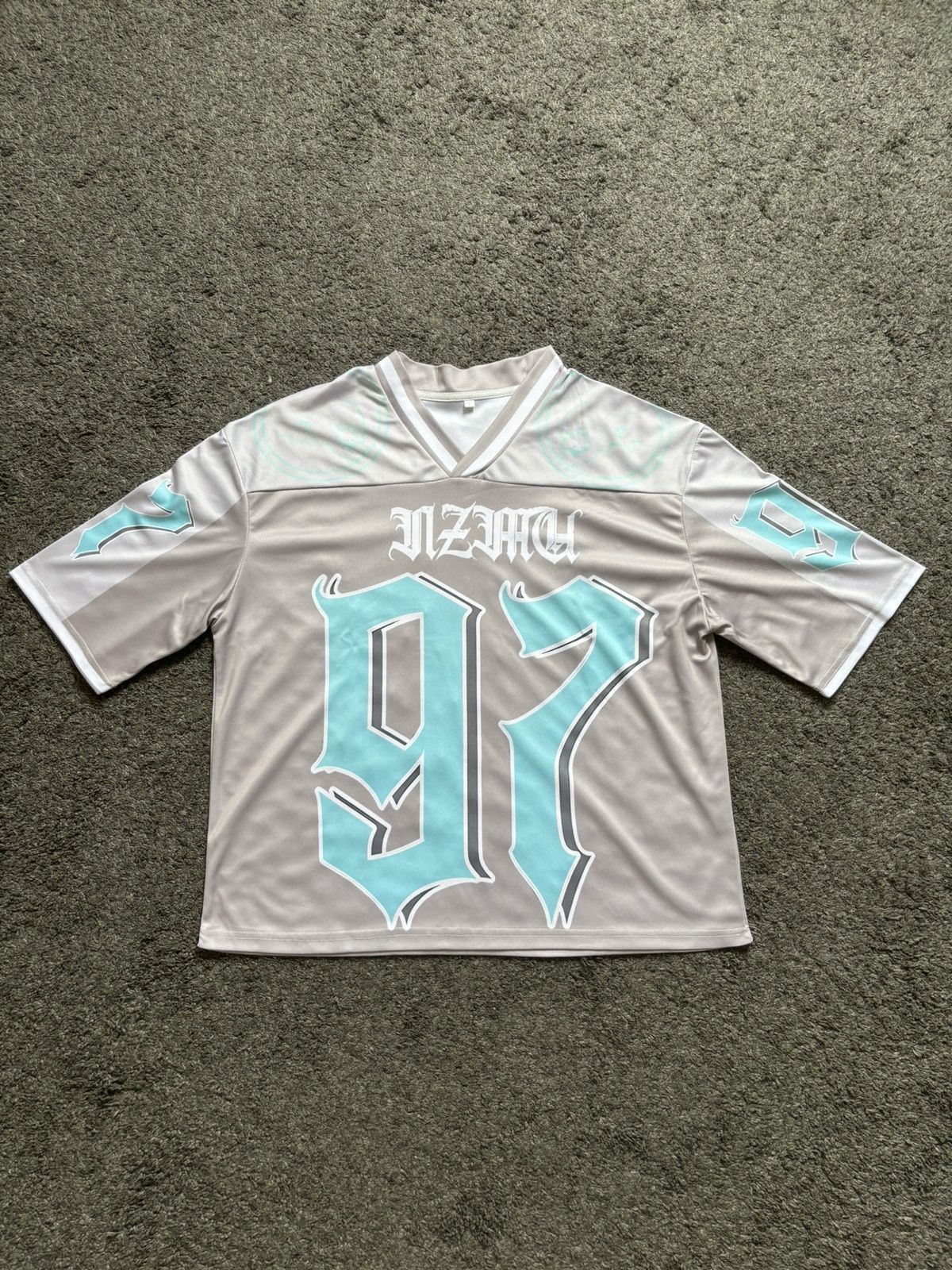 Japanese Brand × Vintage Vintage oversize unisex American football 87 gray jersey Size US M / EU 48-50 / 2 - 1 Thumbnail