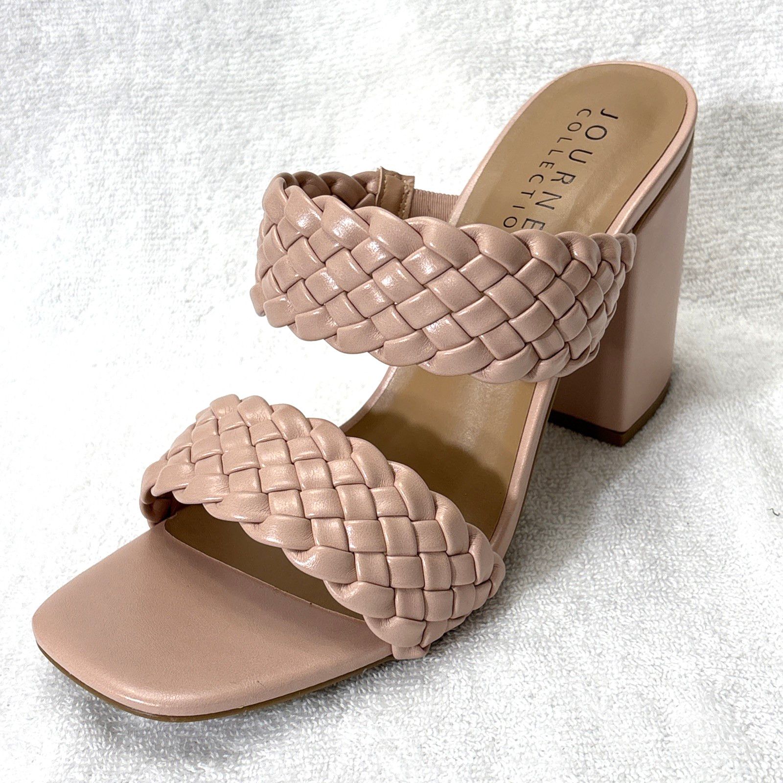 Other W593 Journee Pink Melissa Block Heel Dress Sandals Size 10 M Size US 10 / IT 40 - 2 Thumbnail