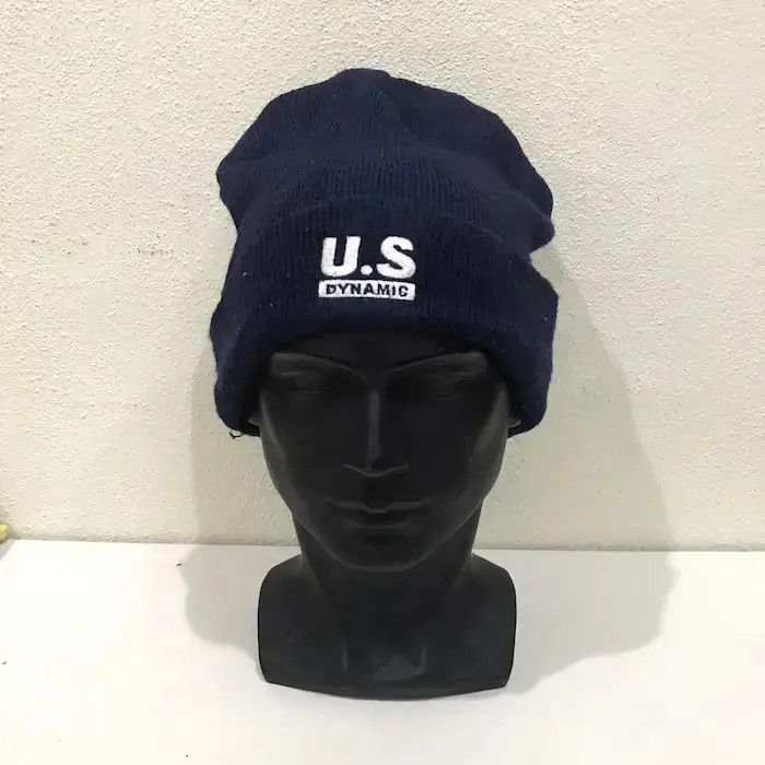 Japanese Brand × Vintage Vintage Us Dynamic Plain Beanie Hat Size ONE SIZE - 2 Thumbnail