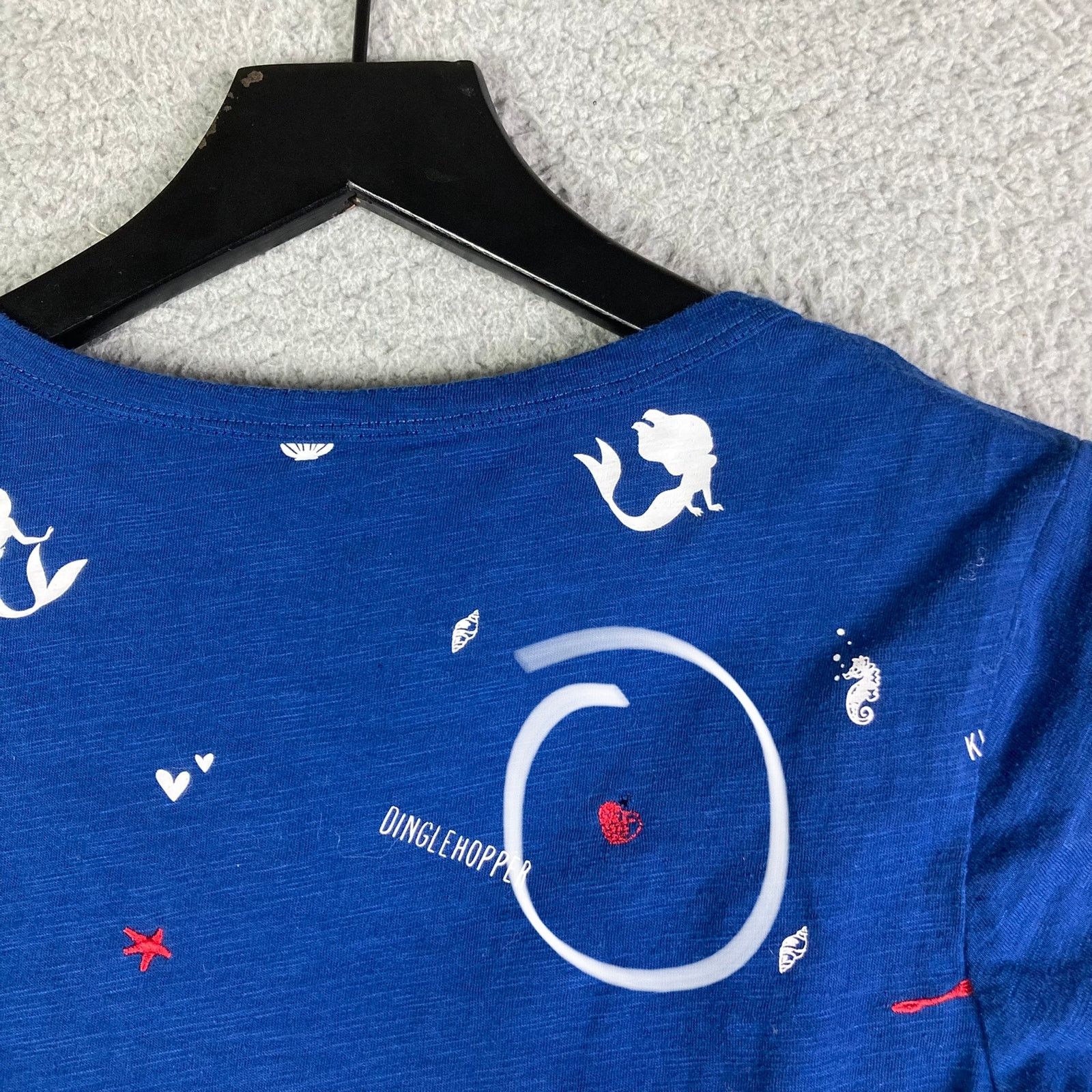 Disney Little Mermaid Disney Shirt Womens Size Small Blue Ariel Size S / US 4 / IT 40 - 4 Thumbnail