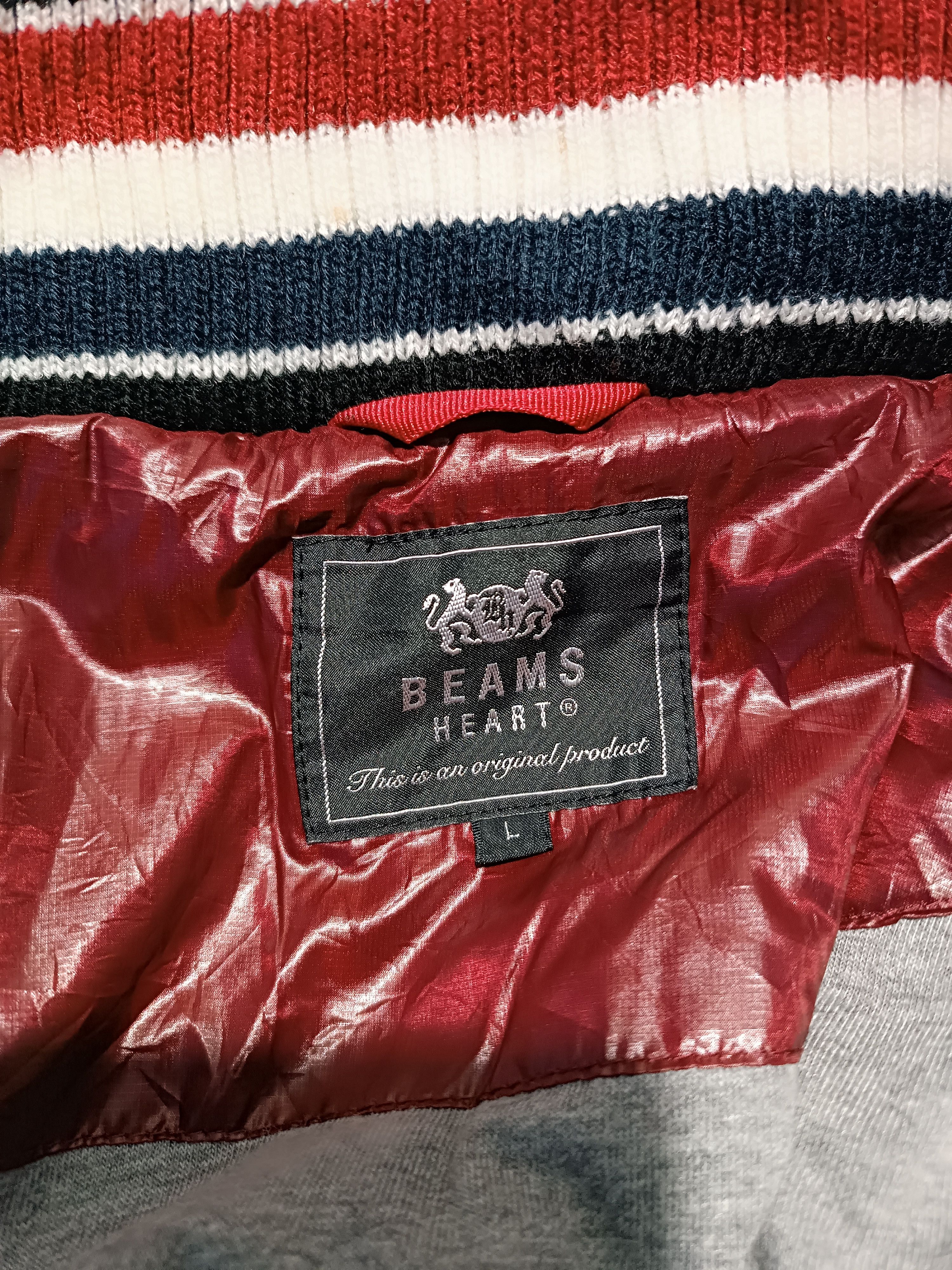 Japanese Brand Beams Heart Puffer Light Hoodie Jacket Size US L / EU 52-54 / 3 - 8 Thumbnail