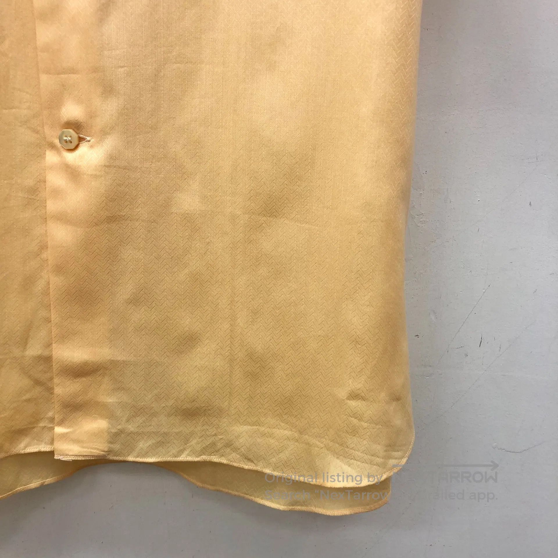 Stefano Ricci Stefano Ricci Yellow Cotton Collar Single-Breasted Short-S Size S / US 4 / IT 40 - 4 Thumbnail