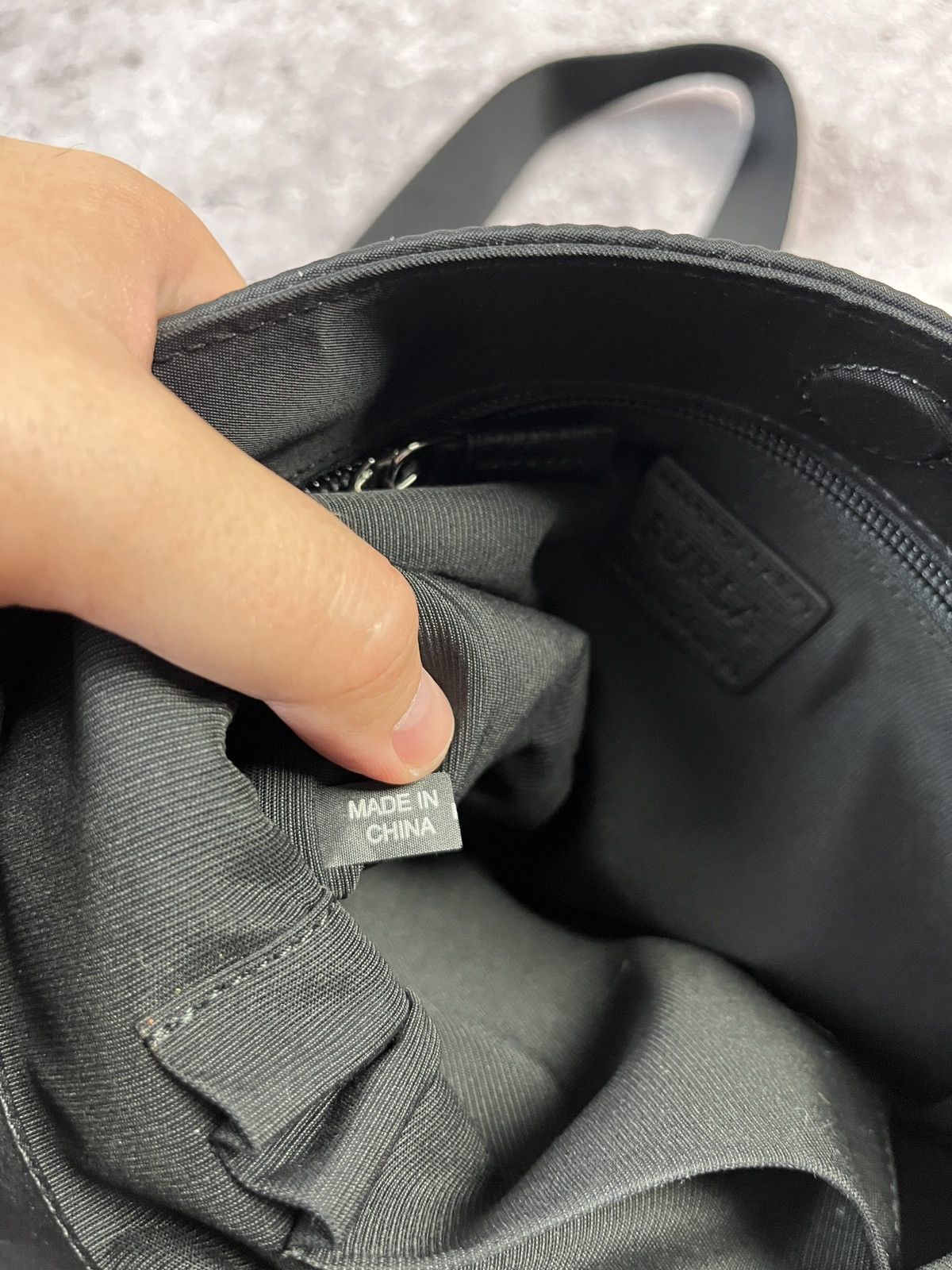 Furla NEW! Furla Sling/Shoulder Nylon/Leather Bag Size ONE SIZE - 15 Thumbnail