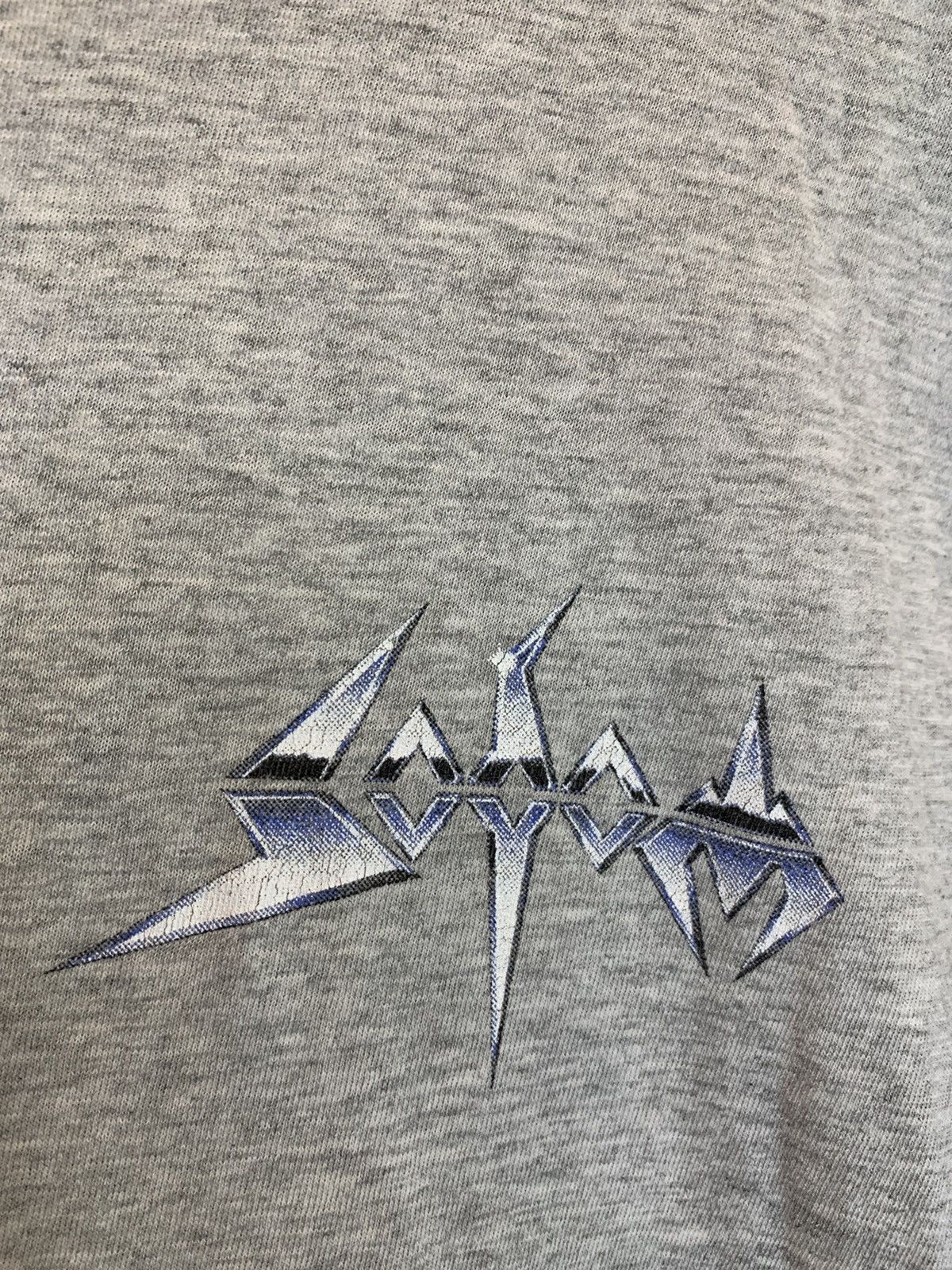 Band Tees RARE Vintage 80s Sodom Band Single Stitch Screen Stars Shirt Size US XL / EU 56 / 4 - 3 Thumbnail