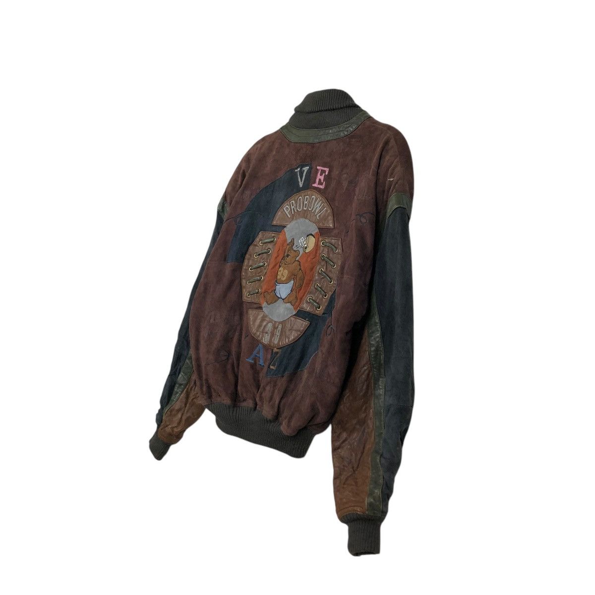 Japanese Brand 🔥VINTAGE BOMBER JACKET CARTOON VAZIIE ISSEY MIYAKE BIG LOGO Size US M / EU 48-50 / 2 - 12 Thumbnail