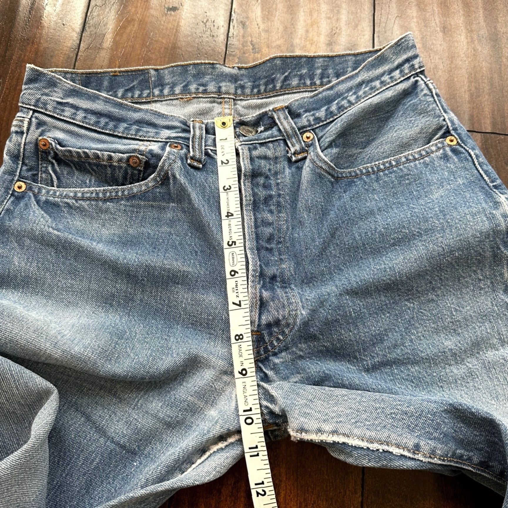 Levi's VINTAGE Levi's 501 XX Jeans Men's Regular Fit Straight 80s 70s USA Light Denim 32x34 Size US 32 / EU 48 - 7 Thumbnail