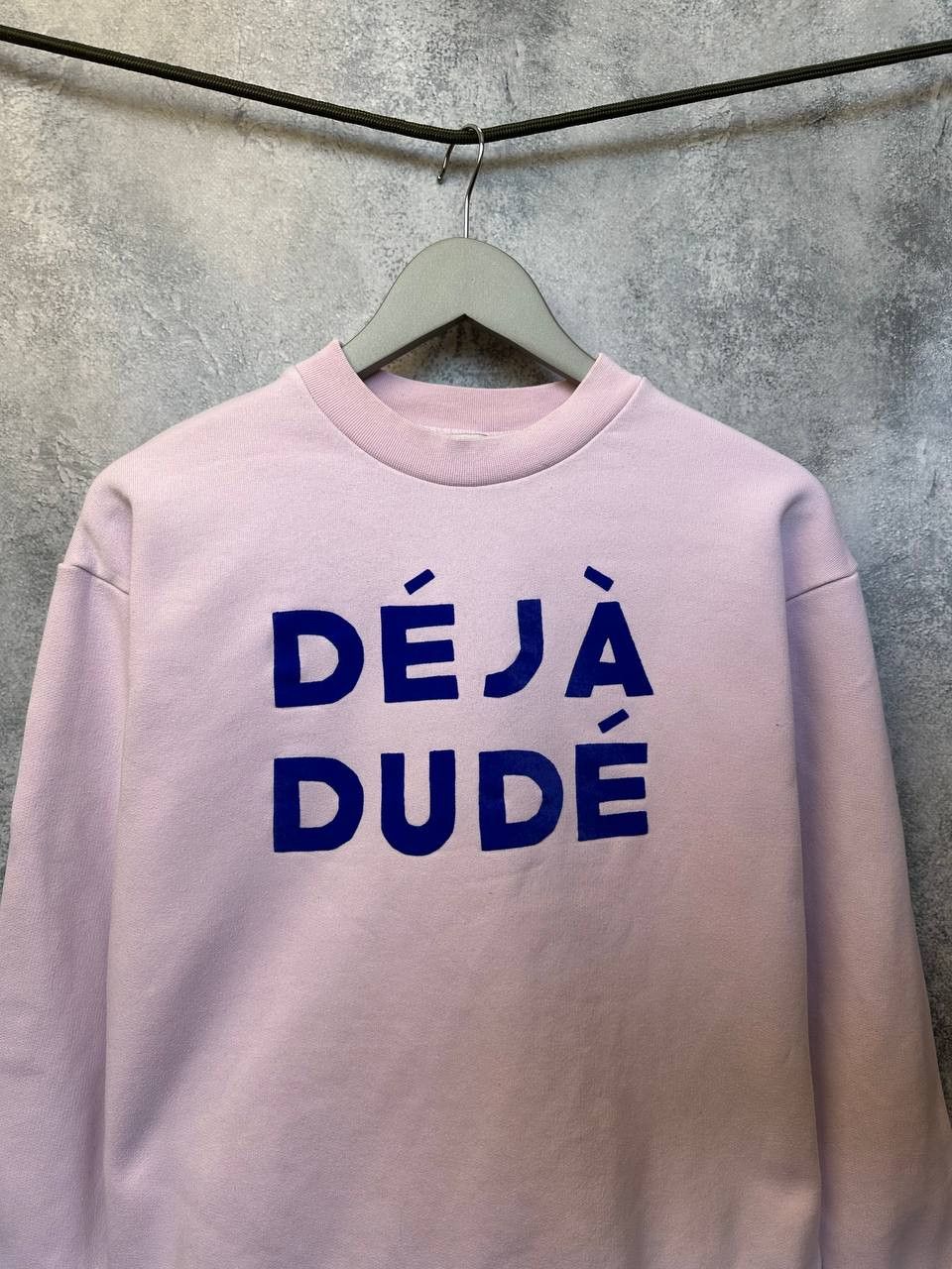 Japanese Brand Etre Cecile "Deja Dude" Sweatshirt Crew Neck Jumper Pink LS Size S / US 4 / IT 40 - 5 Thumbnail