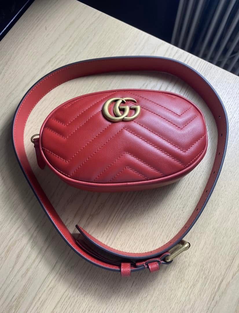 Gucci Gucci GG Marmont Matelassé Belt Bag Size ONE SIZE - 16 Thumbnail
