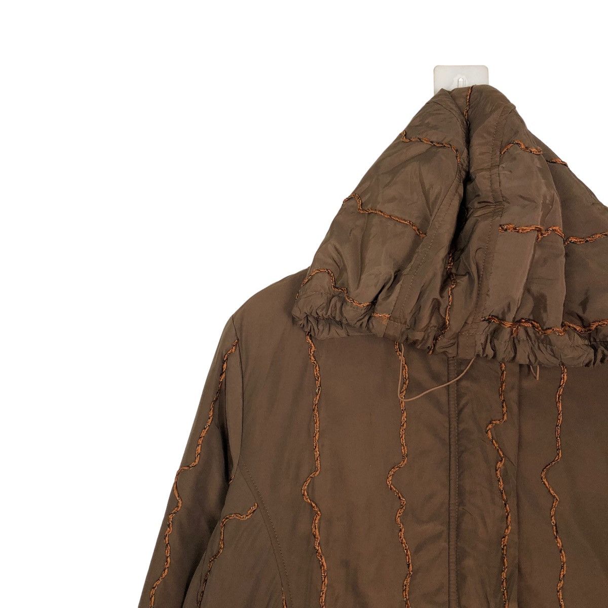 Vintage 🔥RARE QUILTED HOODIE JACKET TRE8TTO MADE IN ITALY Size US M / EU 48-50 / 2 - 6 Thumbnail
