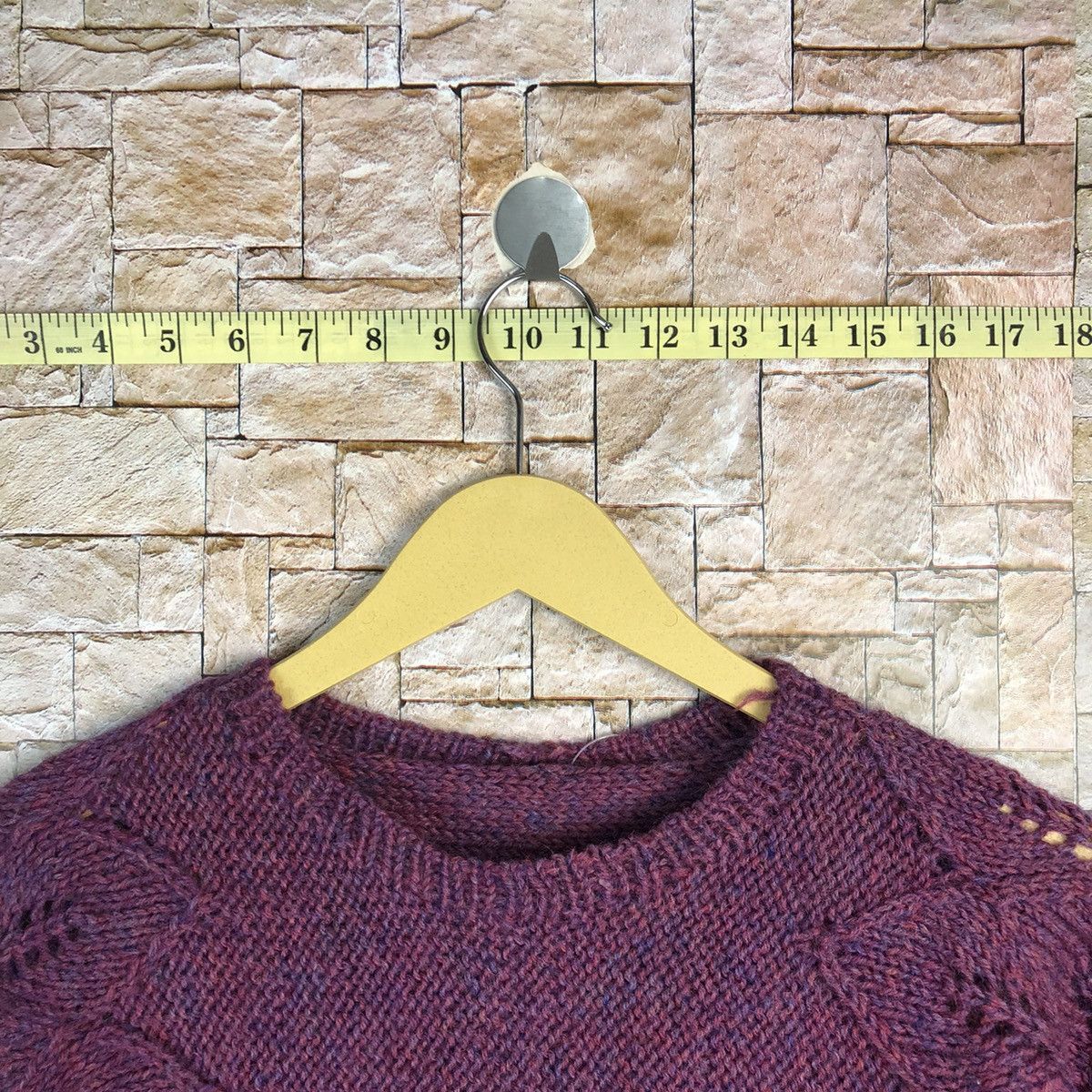 Homespun Knitwear Japanese Brand Purple Knitwear #A376 Size XS / US 0-2 / IT 36-38 - 4 Thumbnail