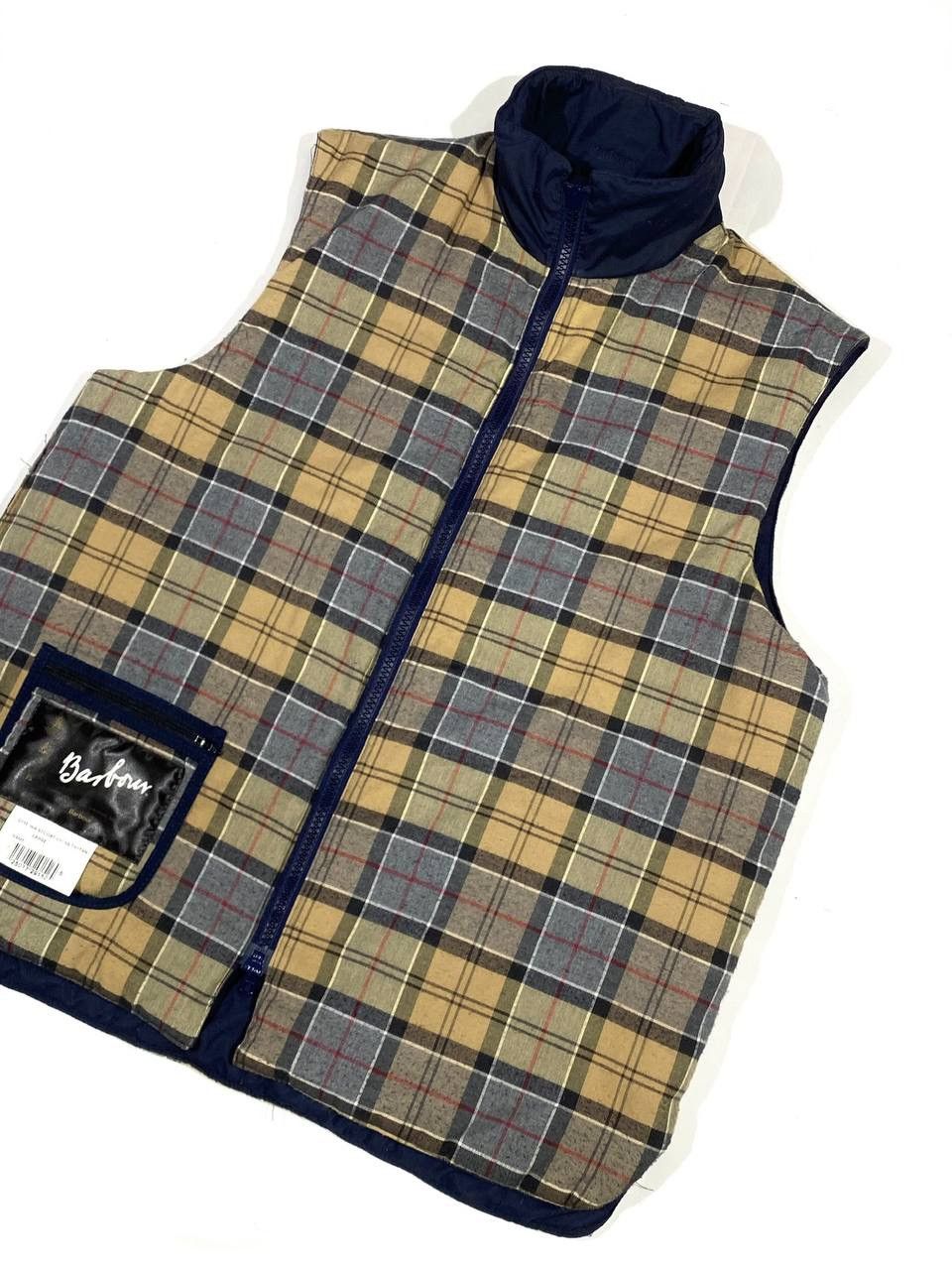Barbour × Vintage Barbour Waistcoat Dress Tartan Vest Vintage Size US L / EU 52-54 / 3 - 6 Thumbnail