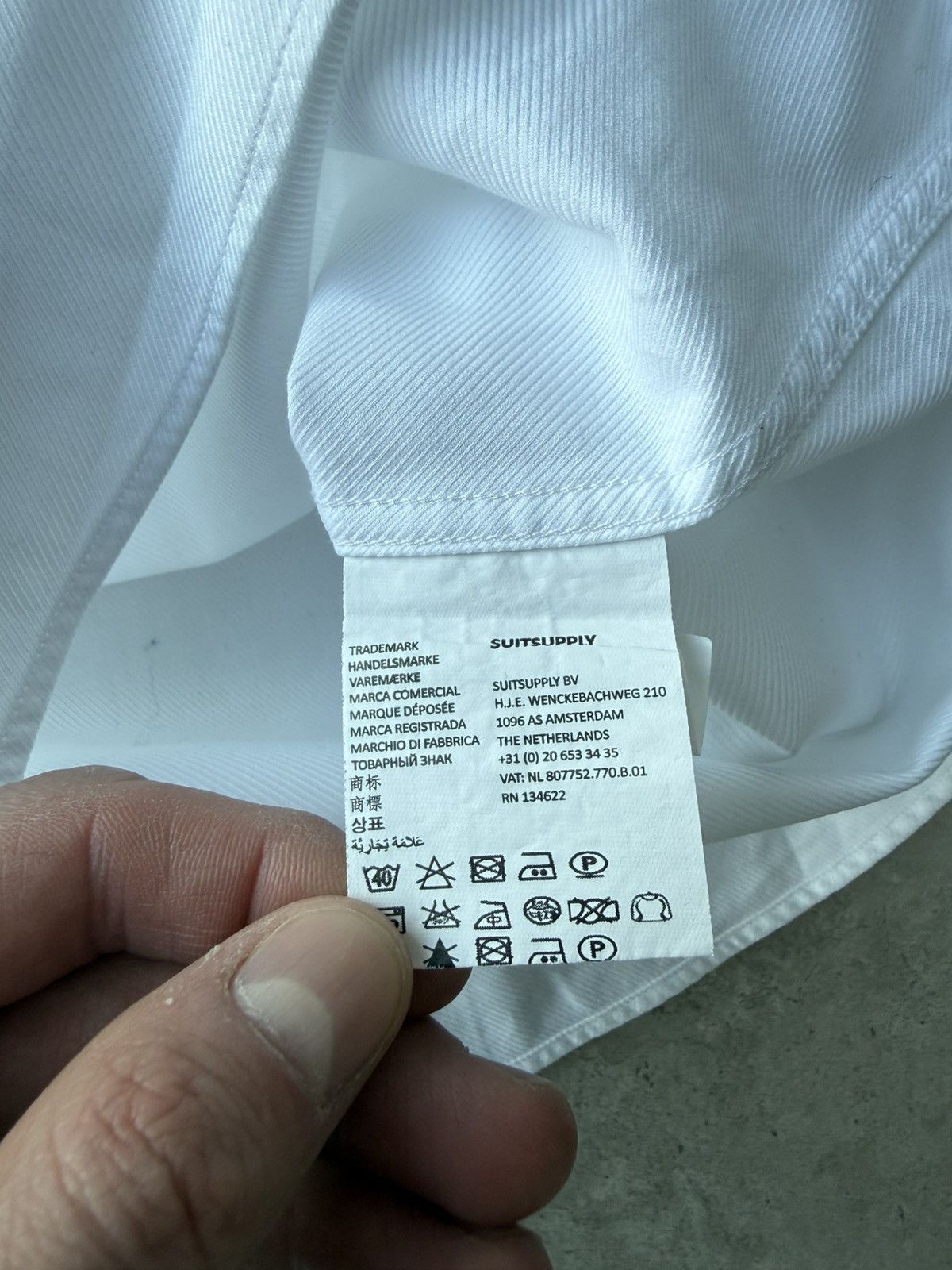Suitsupply Suitsupply Shirts Cotton Two Ply Luxury White Old Money Size US M / EU 48-50 / 2 - 4 Thumbnail