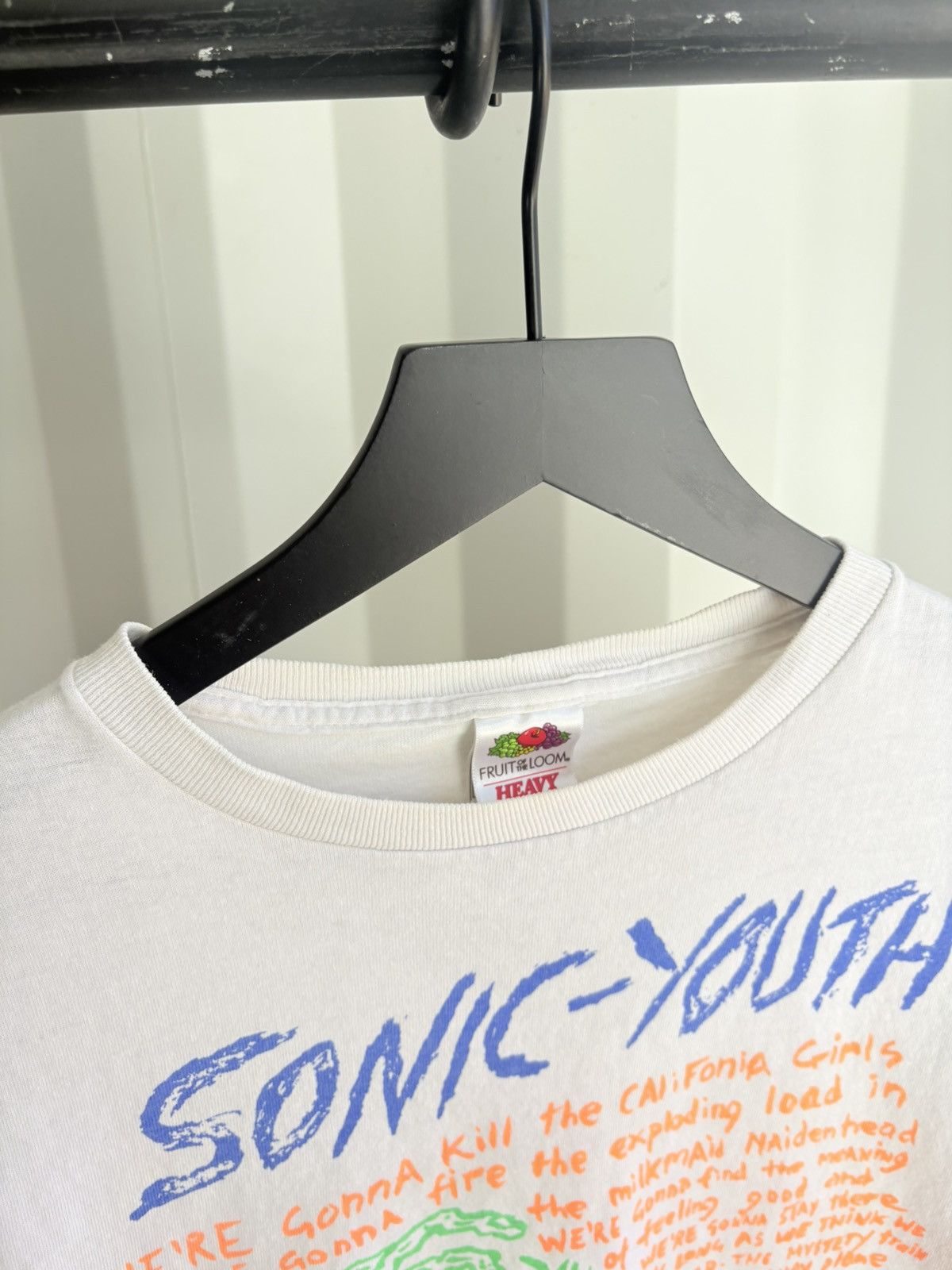 Band Tees Vintage Sonic Youth Shirt Faded Distressed GRUNGE Band Size US M / EU 48-50 / 2 - 4 Thumbnail