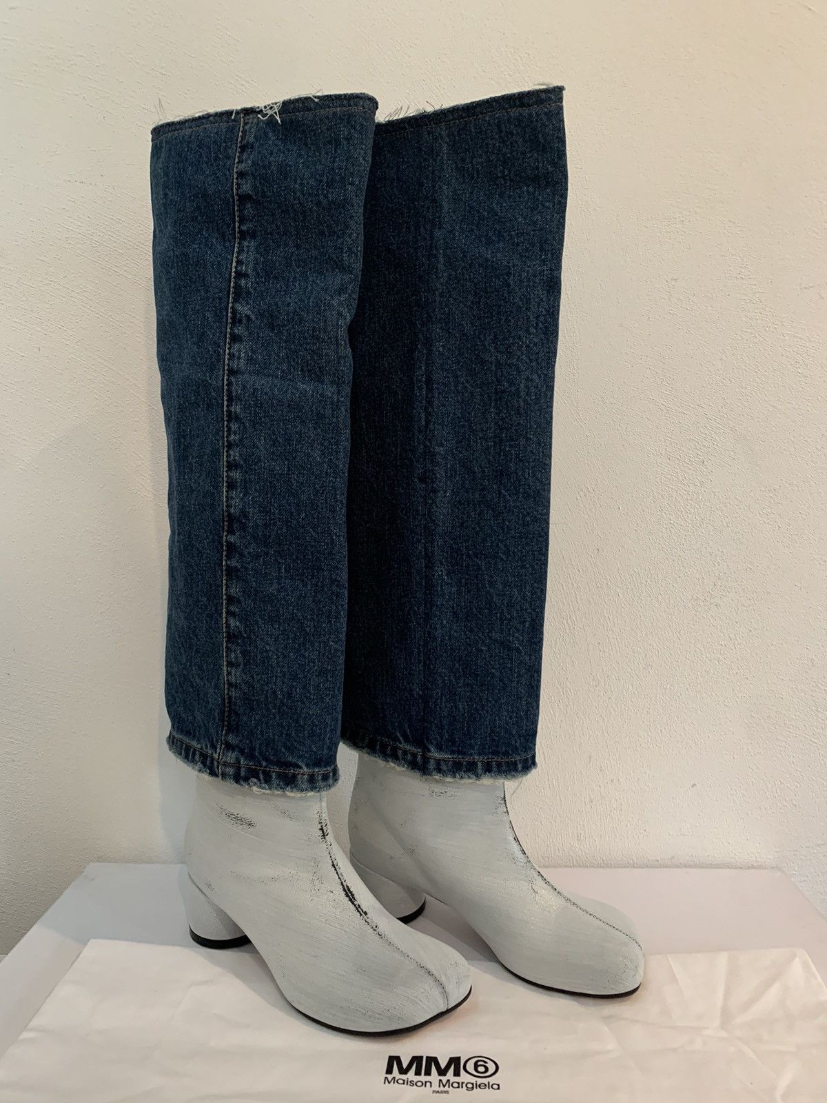 Maison Margiela Margiela Denim Boots Size US 6 / IT 36 - 8 Thumbnail