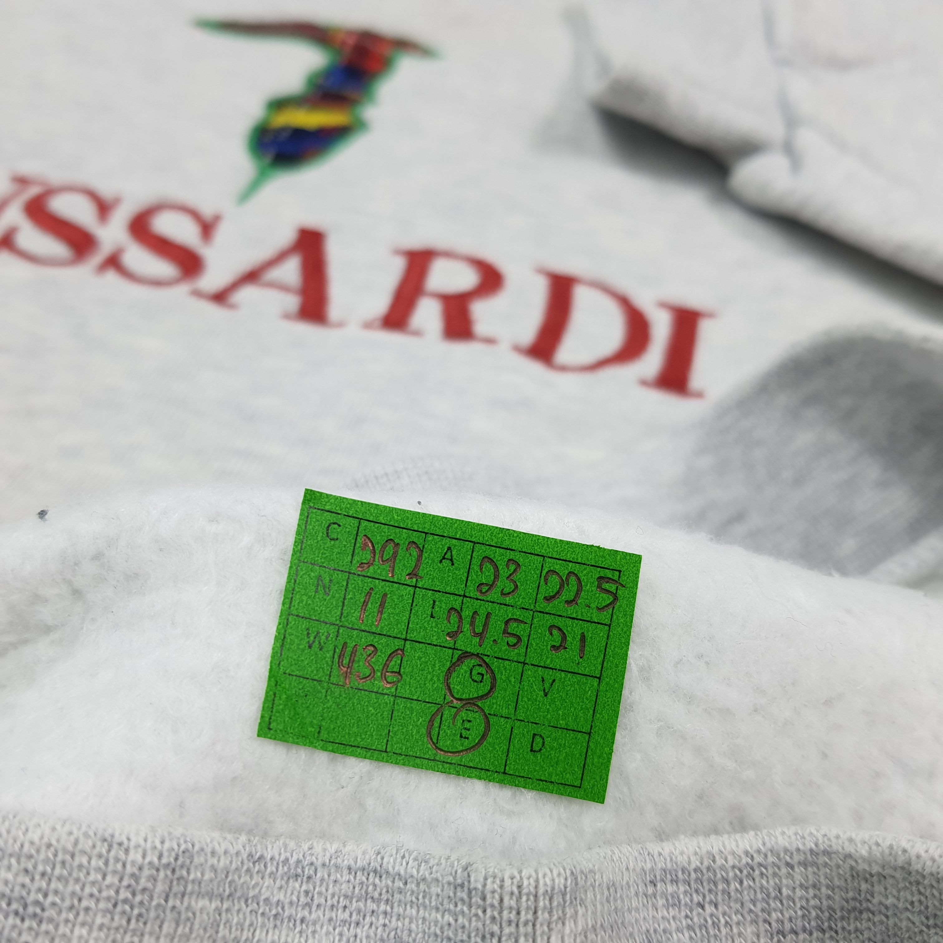 Trussardi Vintage Trussardi Logo Tartan Embroidery Sweatshirt C292N11 Size US M / EU 48-50 / 2 - 7 Thumbnail
