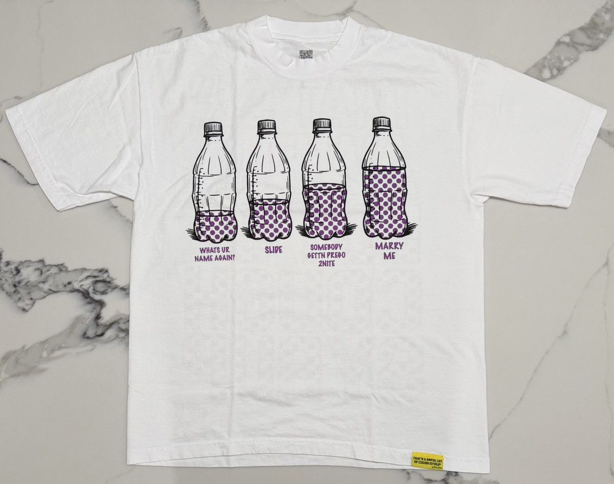 That’s A Awful Lot Of Cough Syrup Soda Bottle Tee Sz L NEW