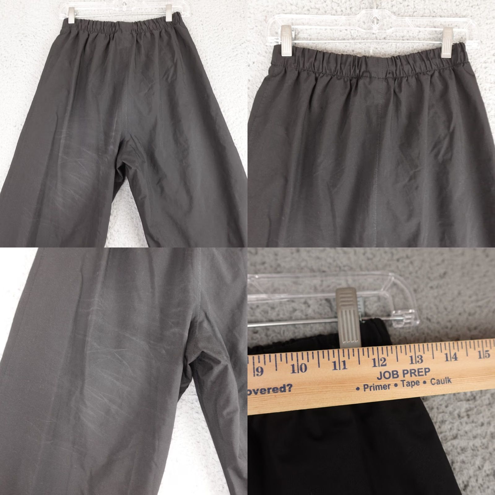 Vintage REI Windbreaker Pants Mens Small Black GTX Track Packable Lightweight Hiking Size US 29 - 8 Thumbnail