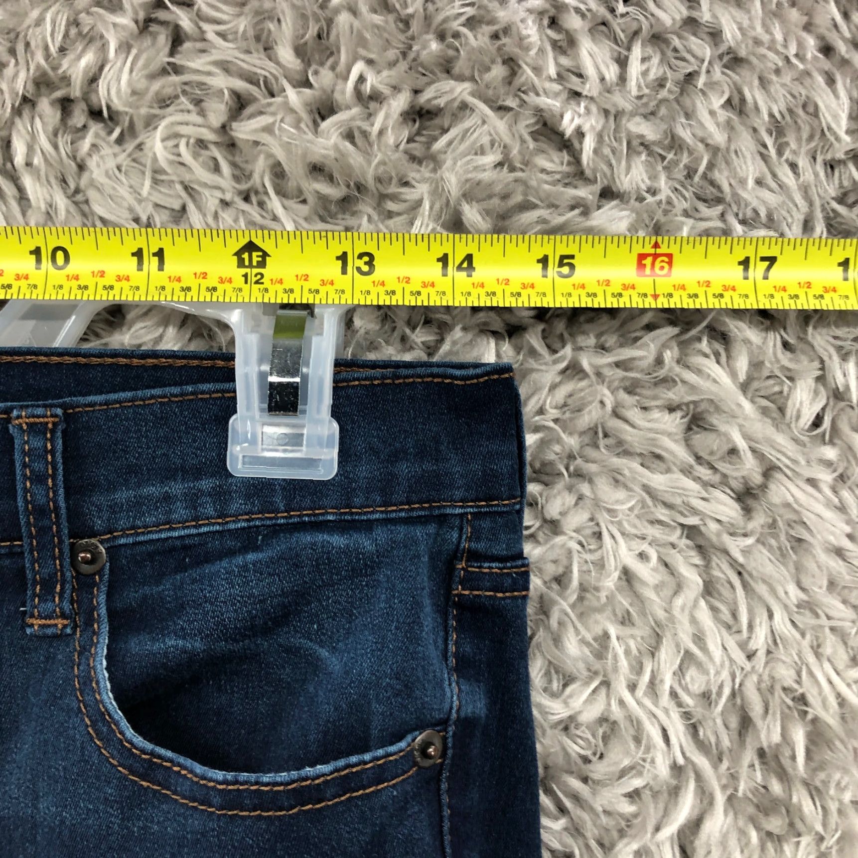 Vintage Aéropostale High Rise Skinny Jeans Women 8 Dark Wash Blue Denim Size 30" / US 8 / IT 44 - 2 Thumbnail
