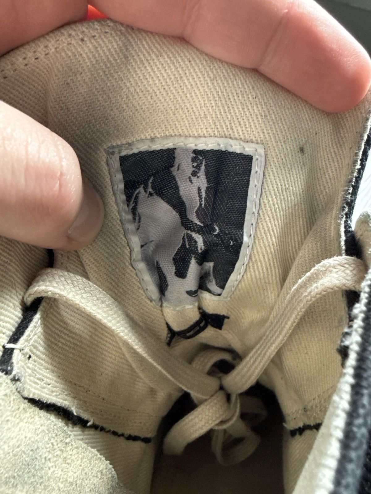 Rick Owens × Rick Owens Drkshdw Rick Owens DRKSHDW CARGO POCKET High Top Sneaks with Eyelets Size US 11 / EU 44 - 8 Thumbnail