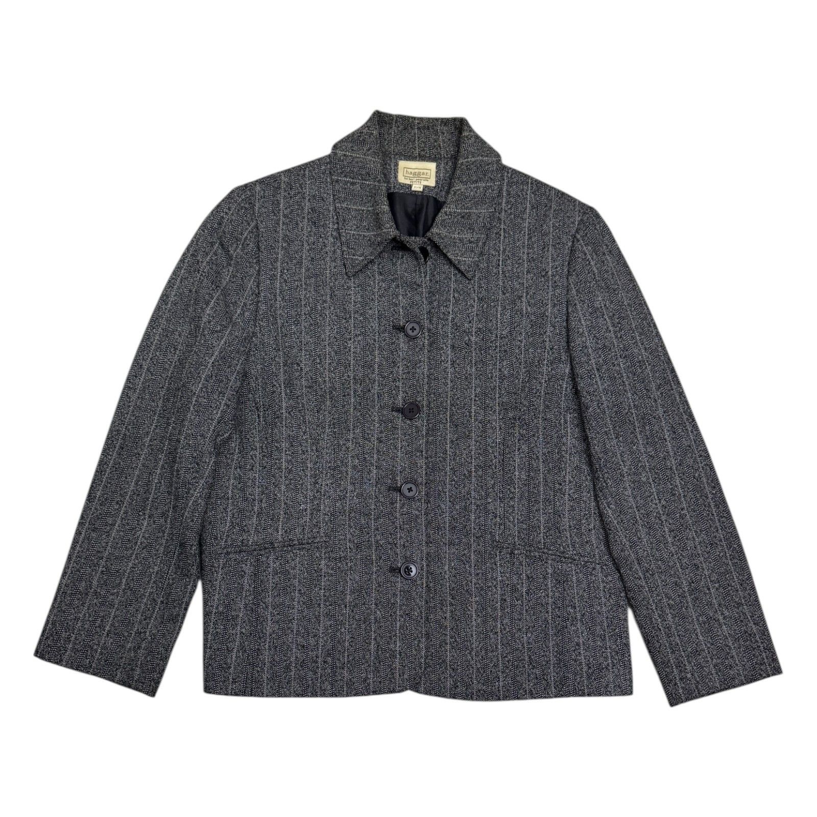 Haggar HAGGAR Vintage 90s Business Casual Blazer Jacket 4 Petite Size S / US 4 / IT 40 - 1 Thumbnail